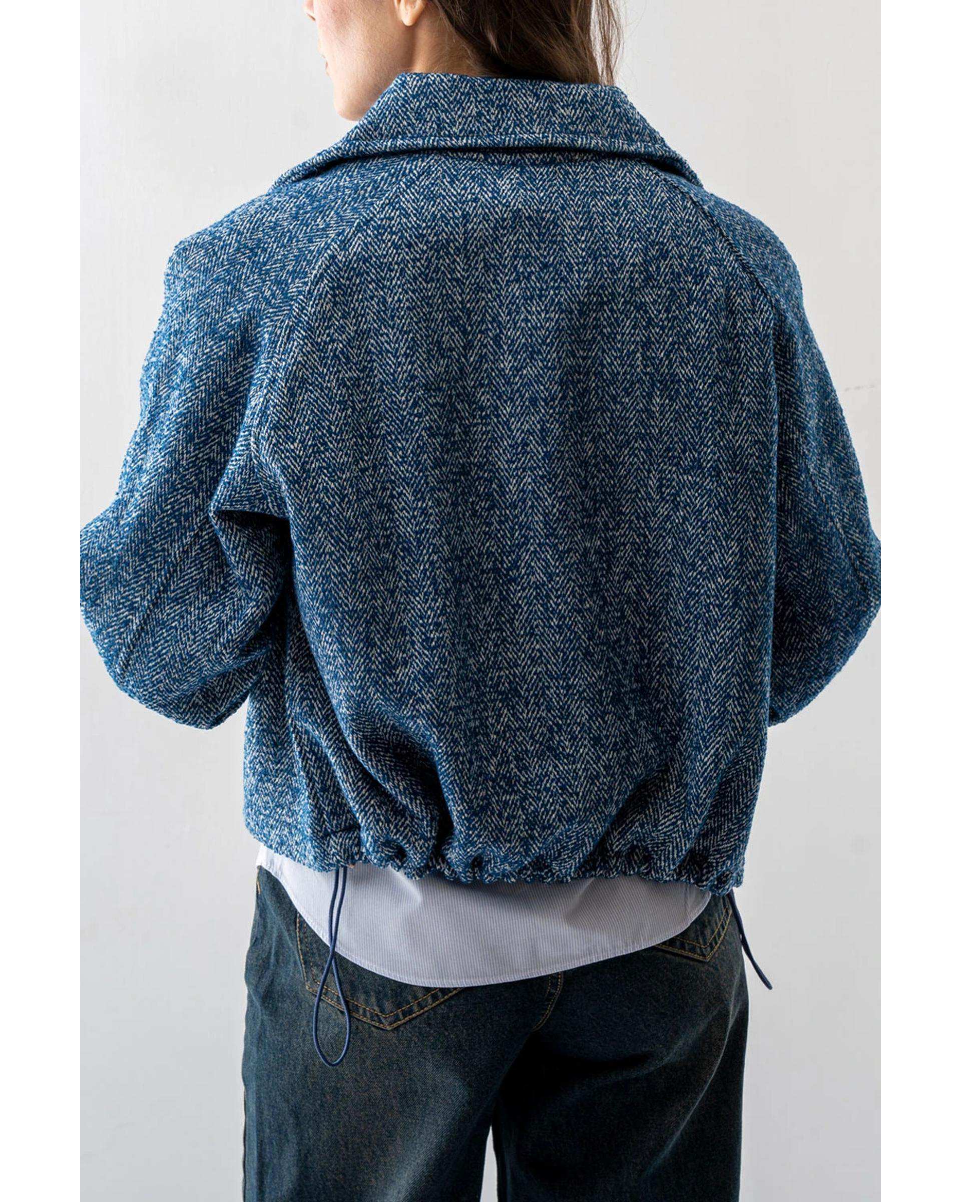 کت زنانه جناقی آبی آر ان اس RNS کد 11122566