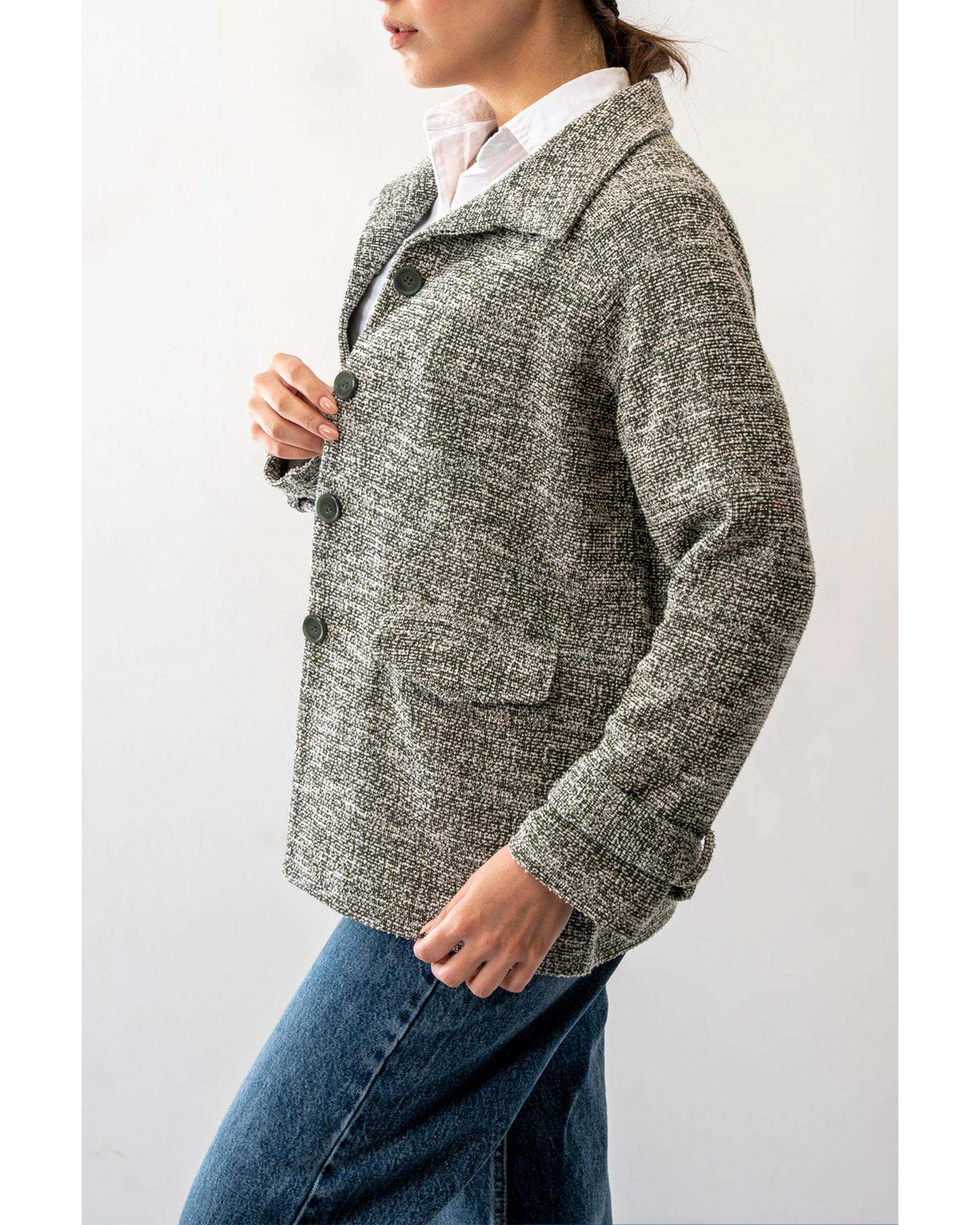 پالتو زنانه سبز آر ان اس RNS کد 11192448