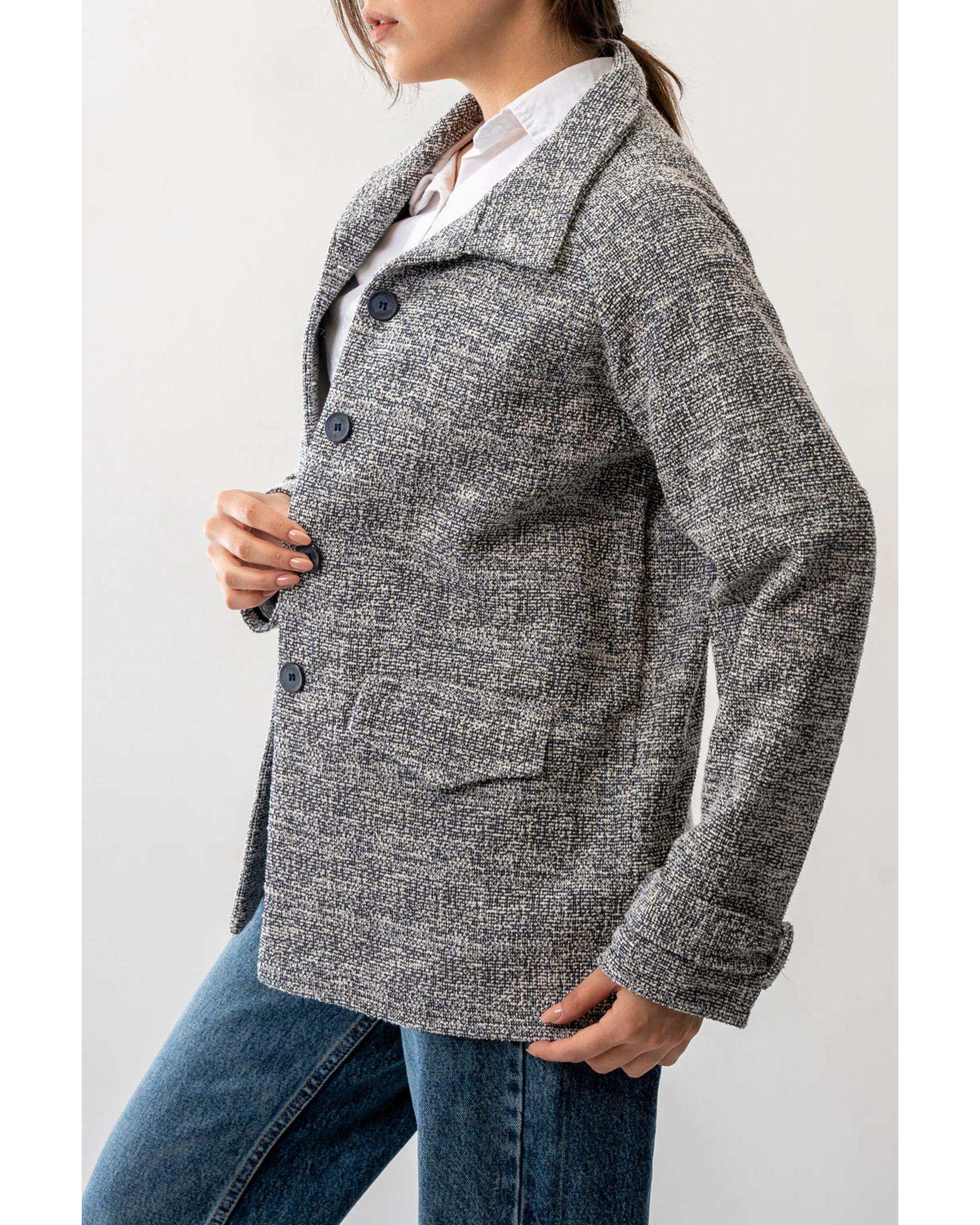 پالتو زنانه سرمه ای آر ان اس RNS کد 11192448