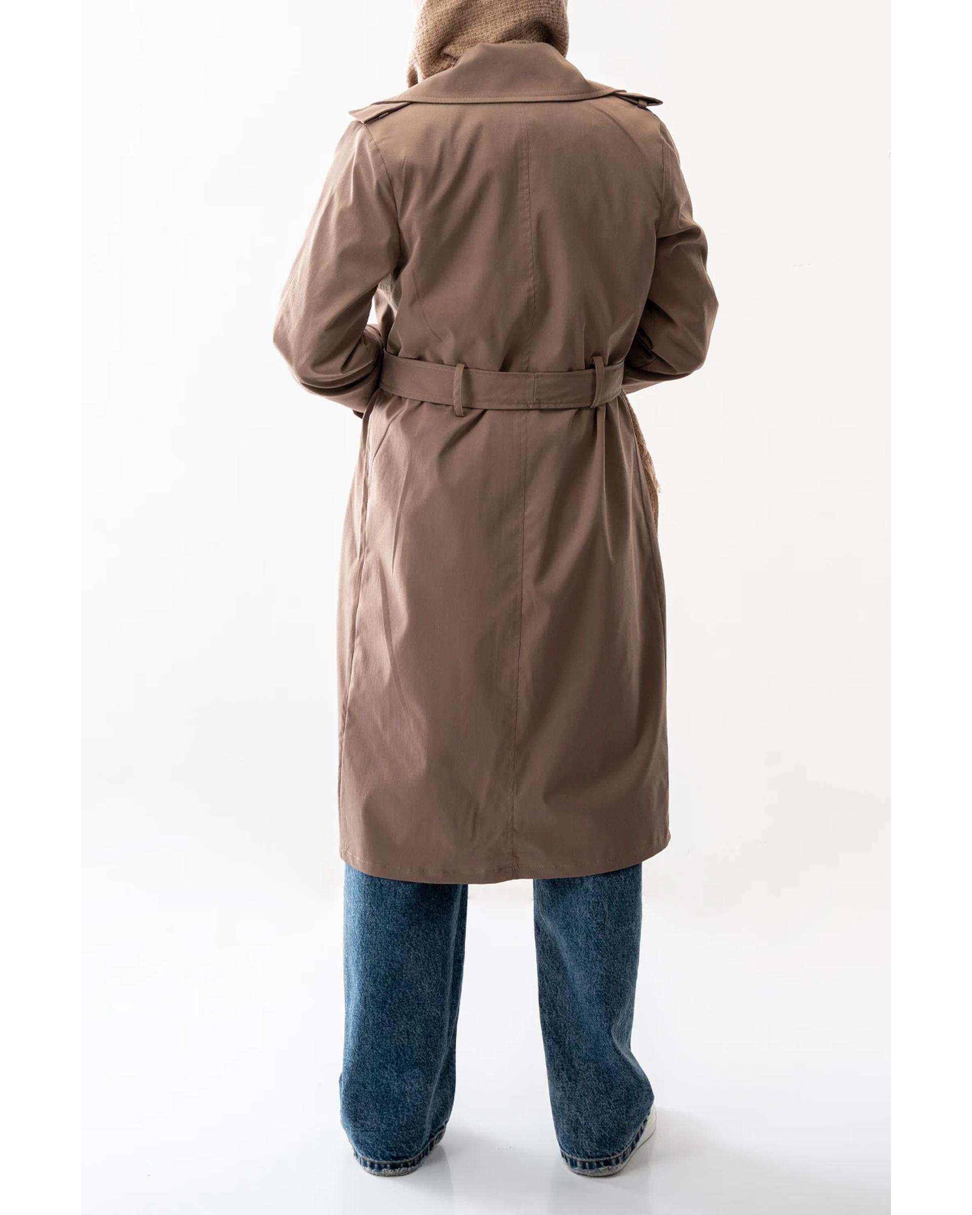 بارانی بلند زنانه نسکافه ای آر ان اس RNS کد 11192520