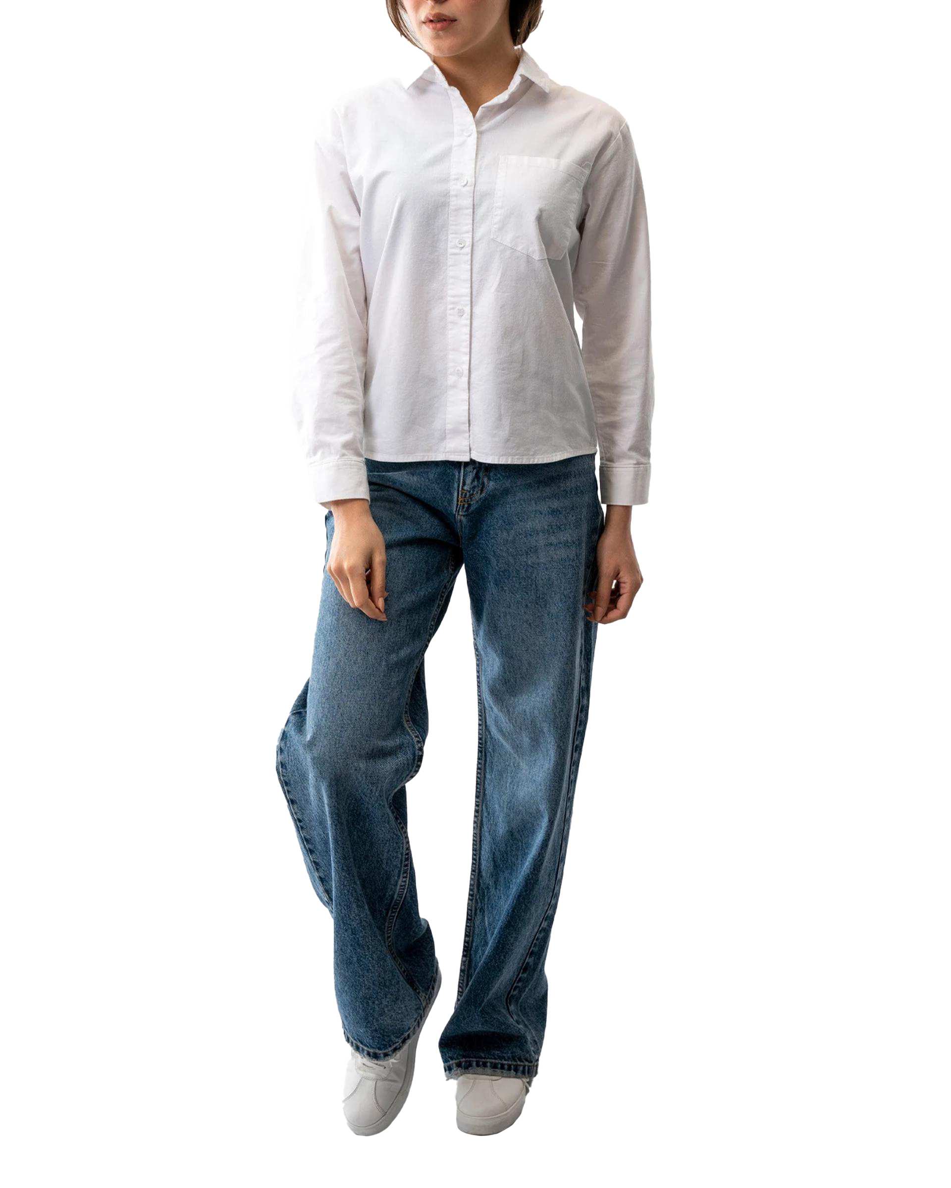 شومیز زنانه سفید آر ان اس RNS کد 11272503