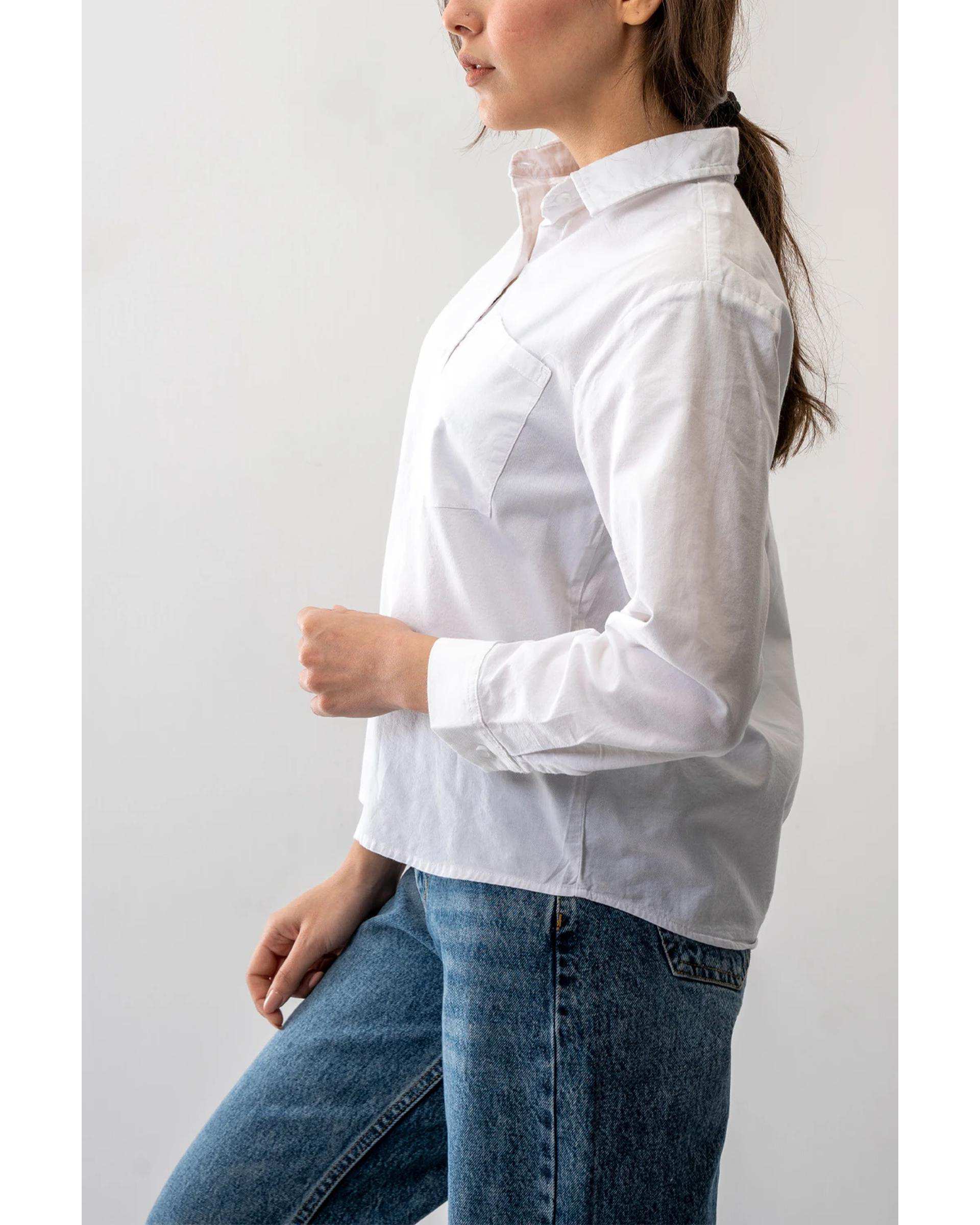 شومیز زنانه سفید آر ان اس RNS کد 11272503