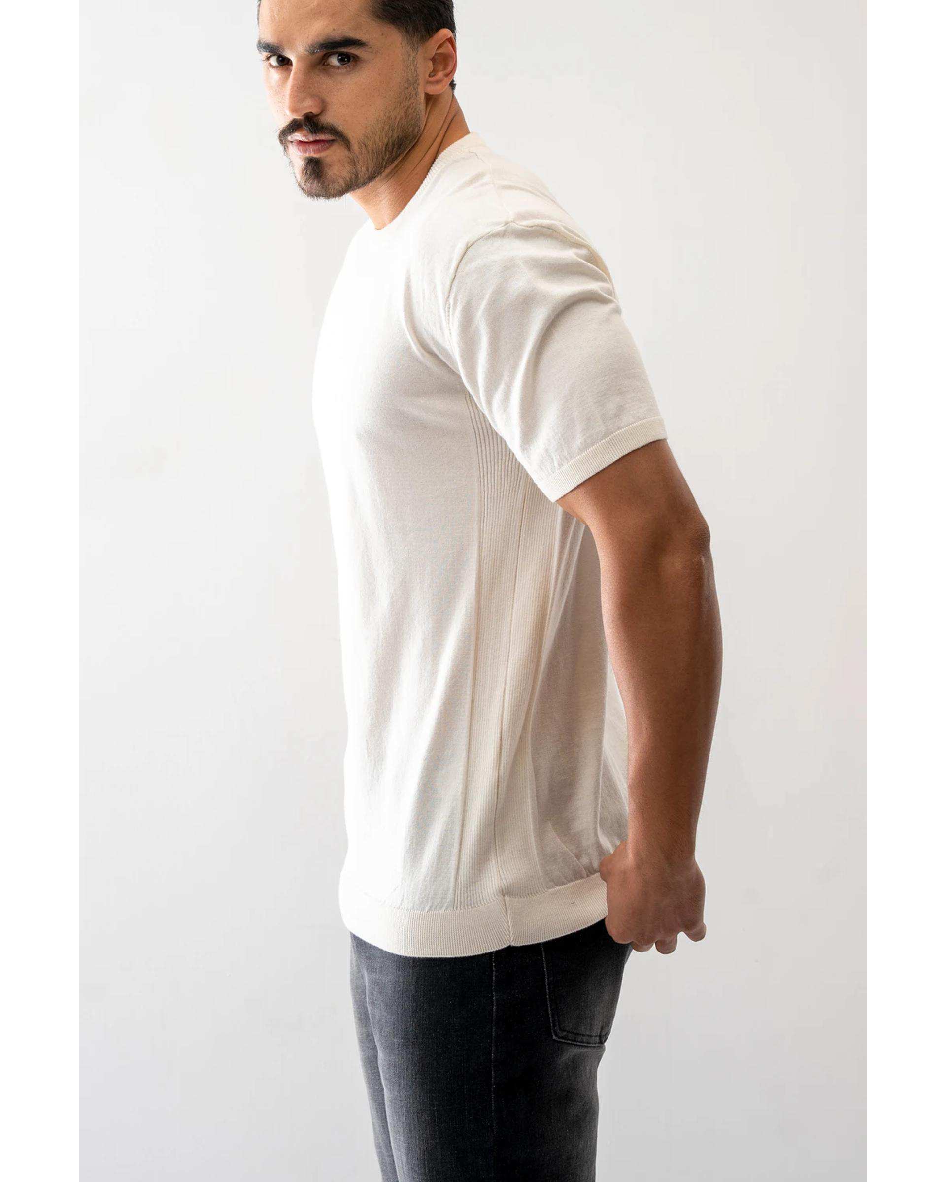 تی شرت بافت مردانه استخوانی آر ان اس RNS کد 12022610