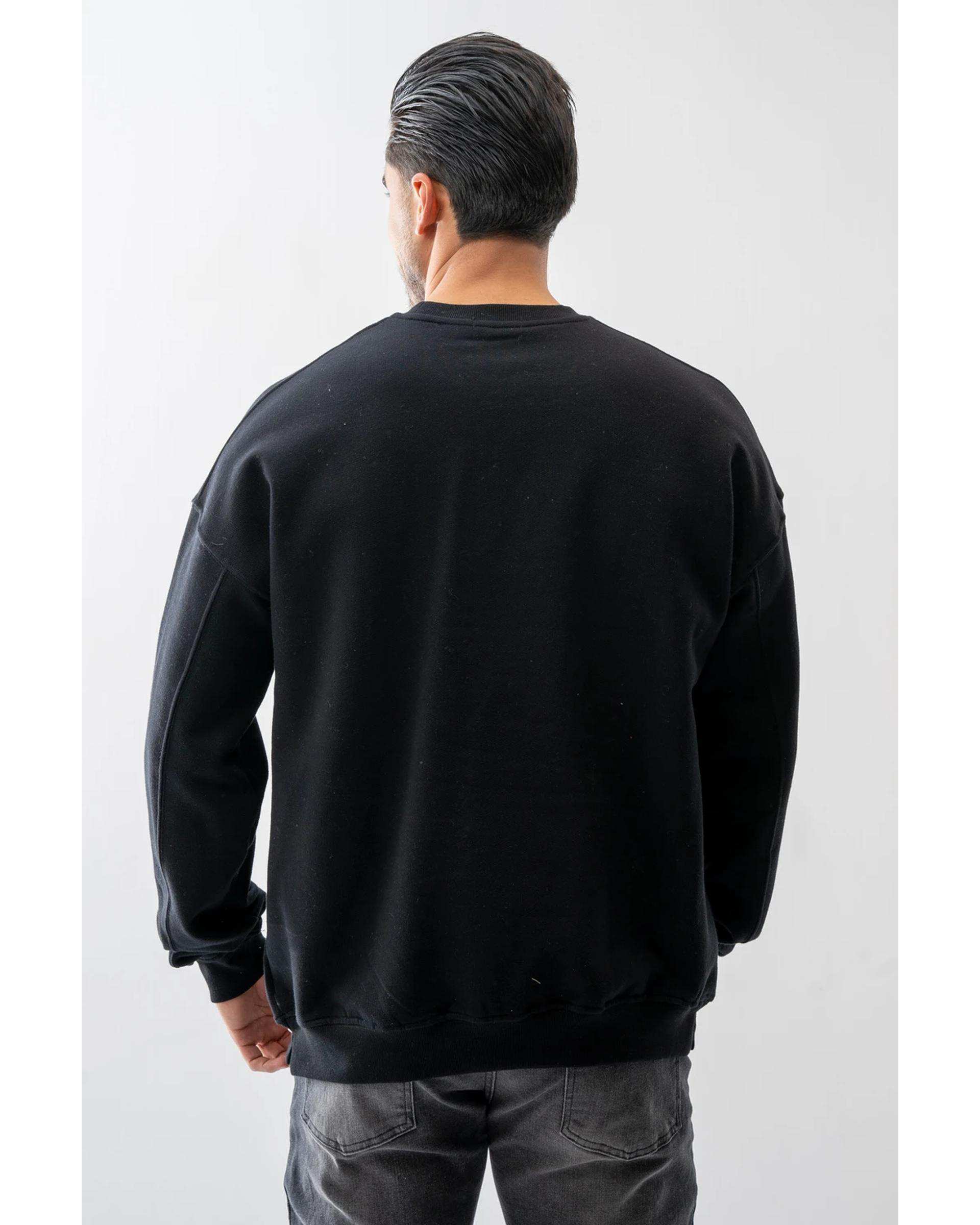 سویشرت مردانه دورس مشکی آر ان اس RNS کد 12032581