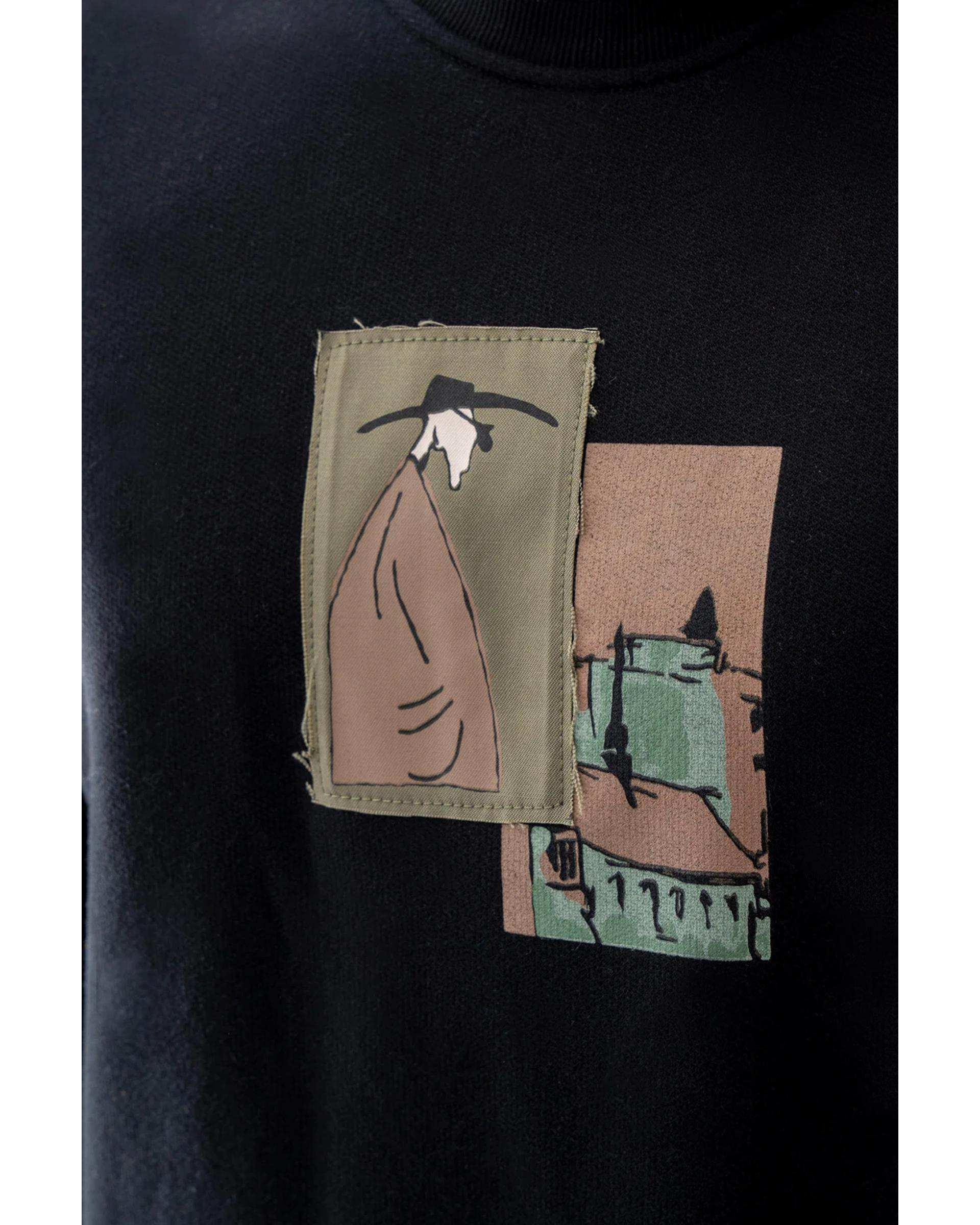 سویشرت مردانه دورس مشکی آر ان اس RNS کد 12032581