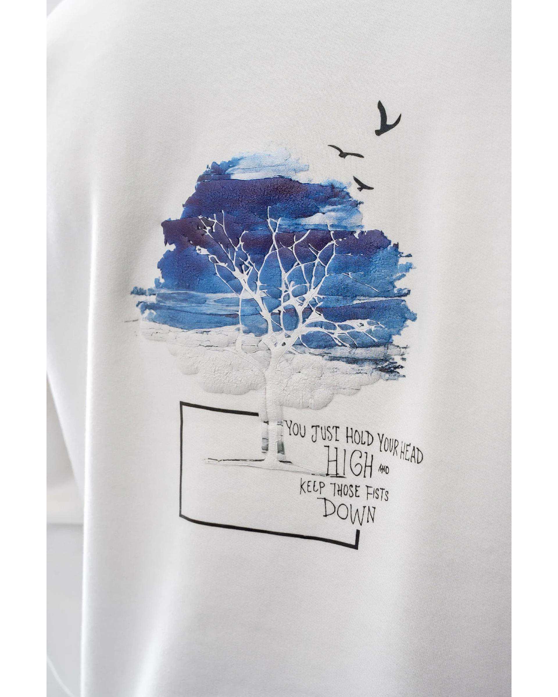 سویشرت مردانه دورس سفید آر ان اس RNS کد 12032590