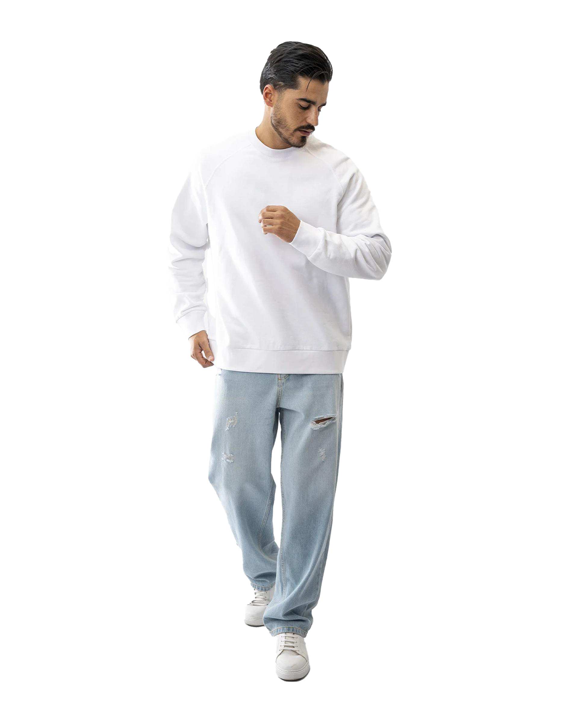 سویشرت مردانه دورس سفید آر ان اس RNS کد 12032607