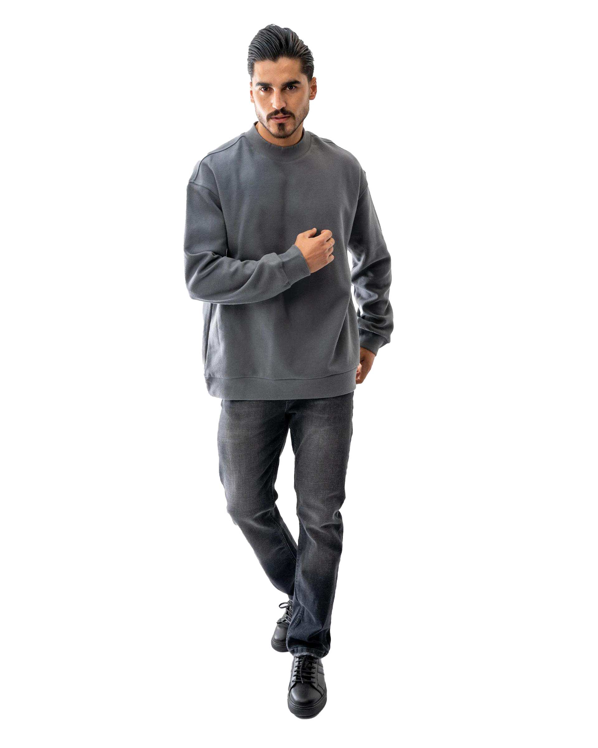 سویشرت مردانه دورس طوسی آر ان اس RNS کد 12032608