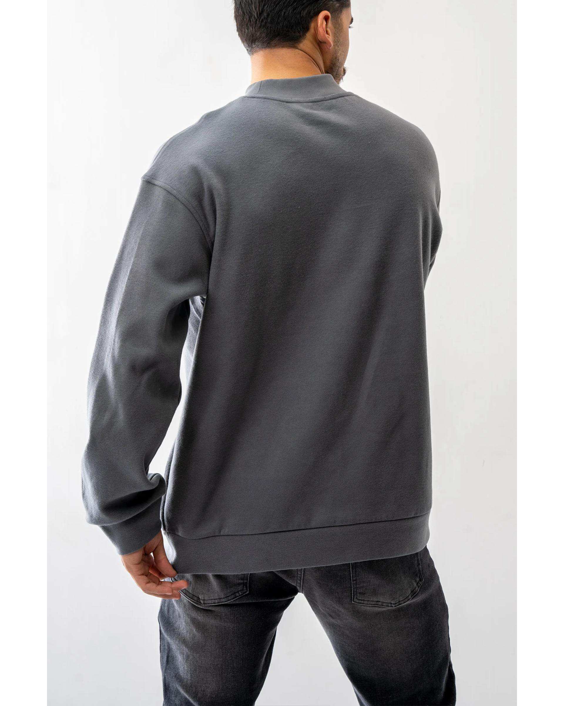 سویشرت مردانه دورس طوسی آر ان اس RNS کد 12032608