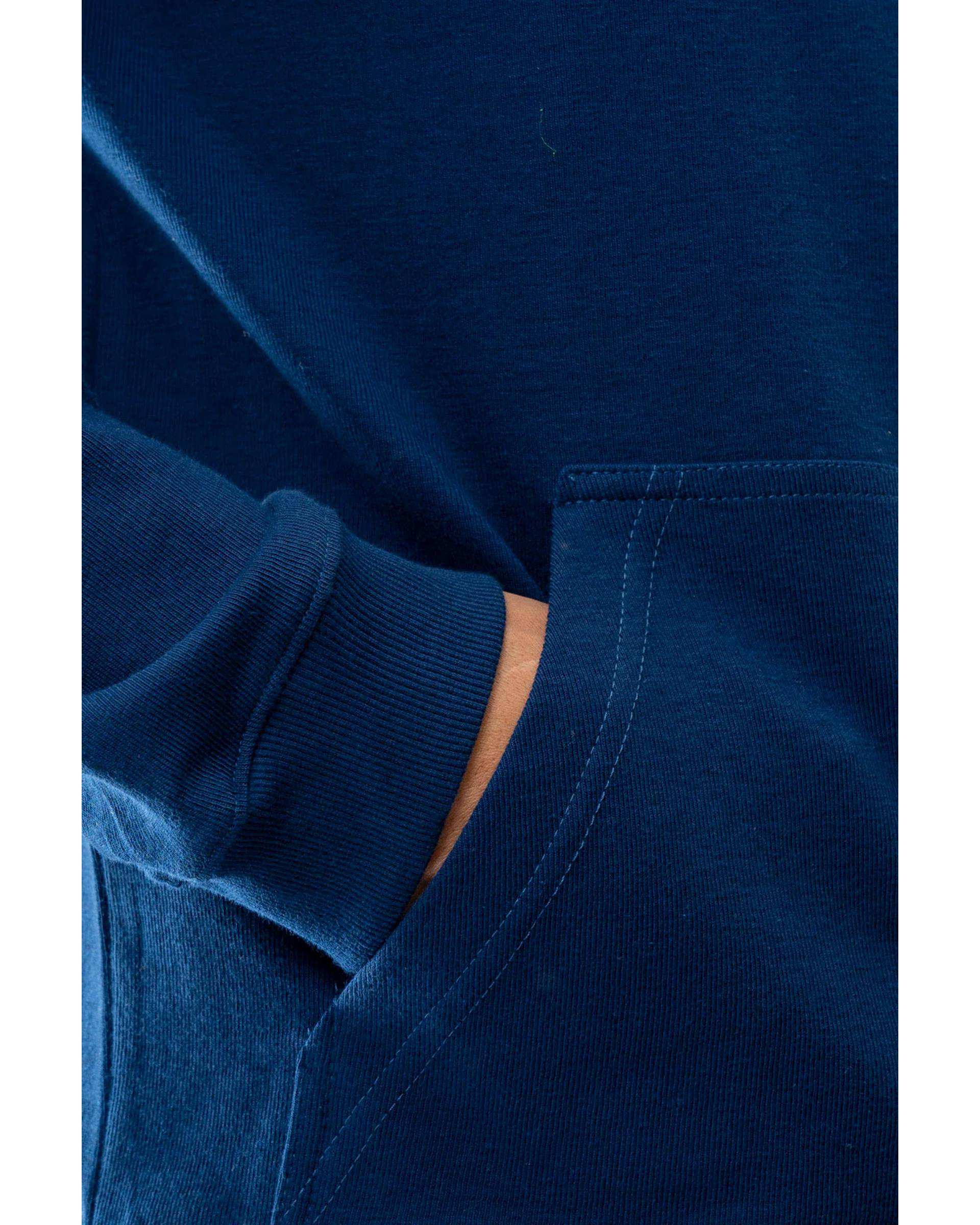 سویشرت مردانه نیم زیپ سرمه ای آر ان اس RNS کد 12072559