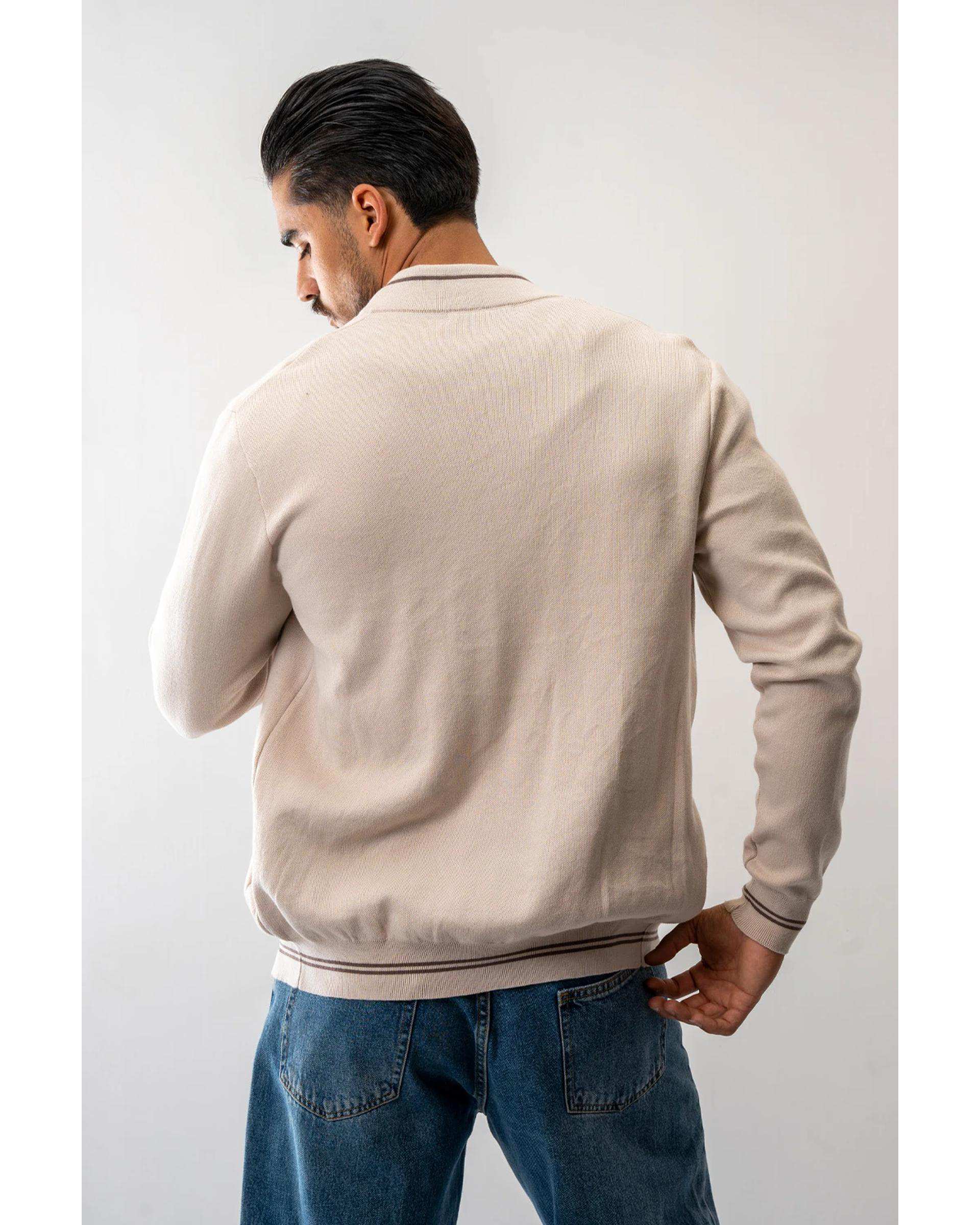 سویشرت مردانه کرم آر ان اس RNS کد 12072605