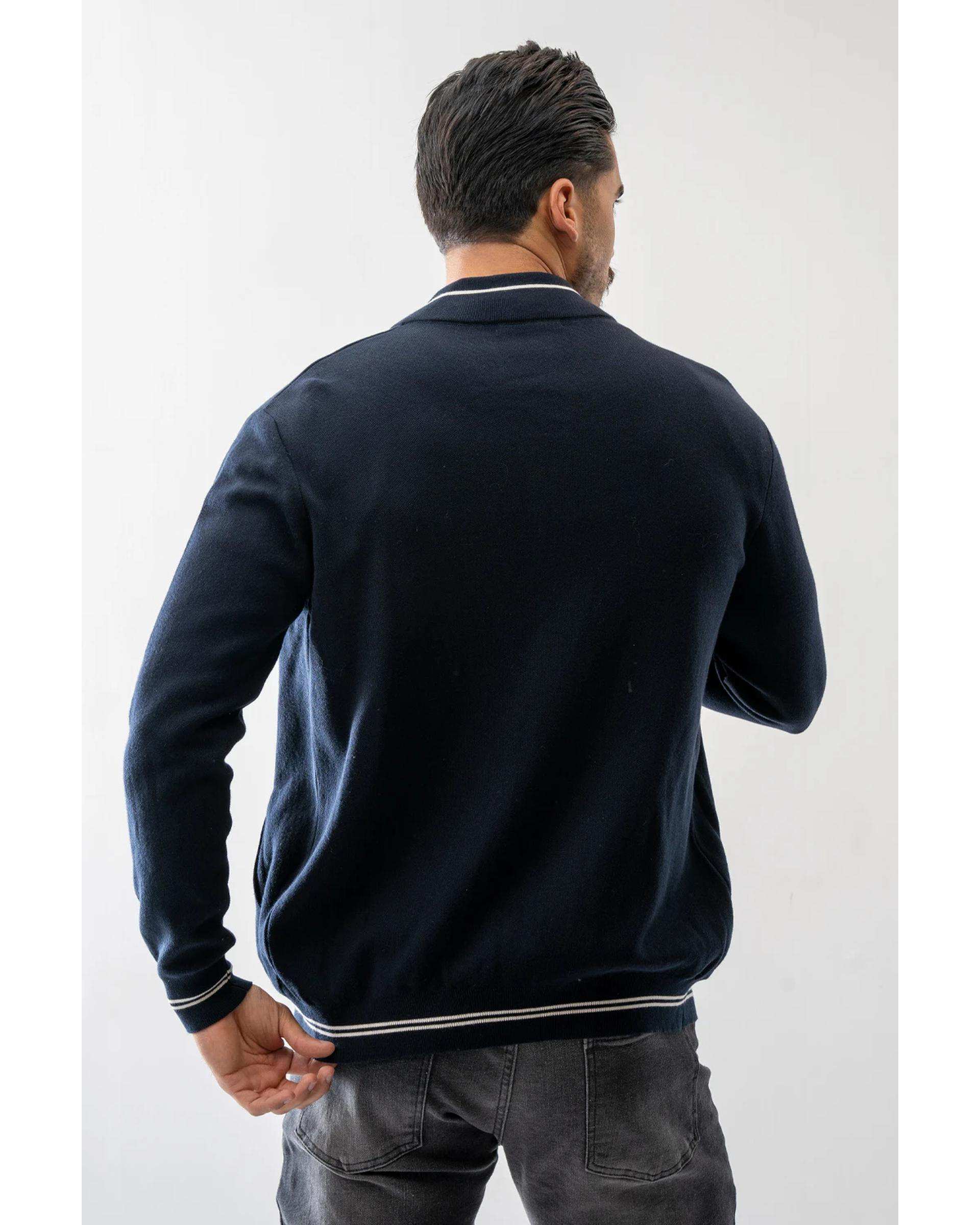 سویشرت مردانه سرمه ای آر ان اس RNS کد 12072605