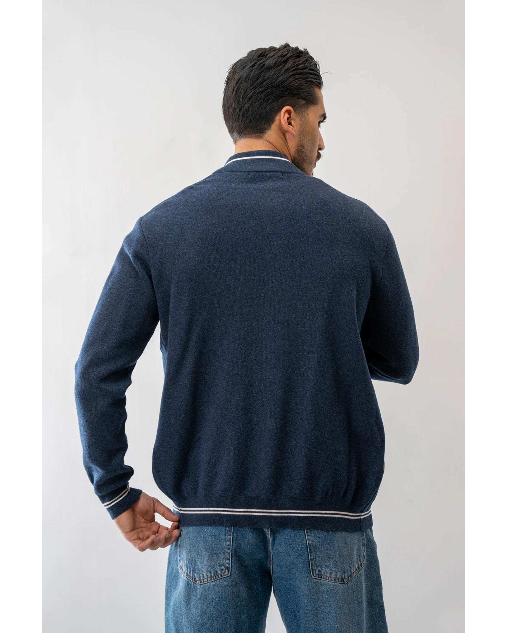 سویشرت مردانه آبی تیره آر ان اس RNS کد 12072605