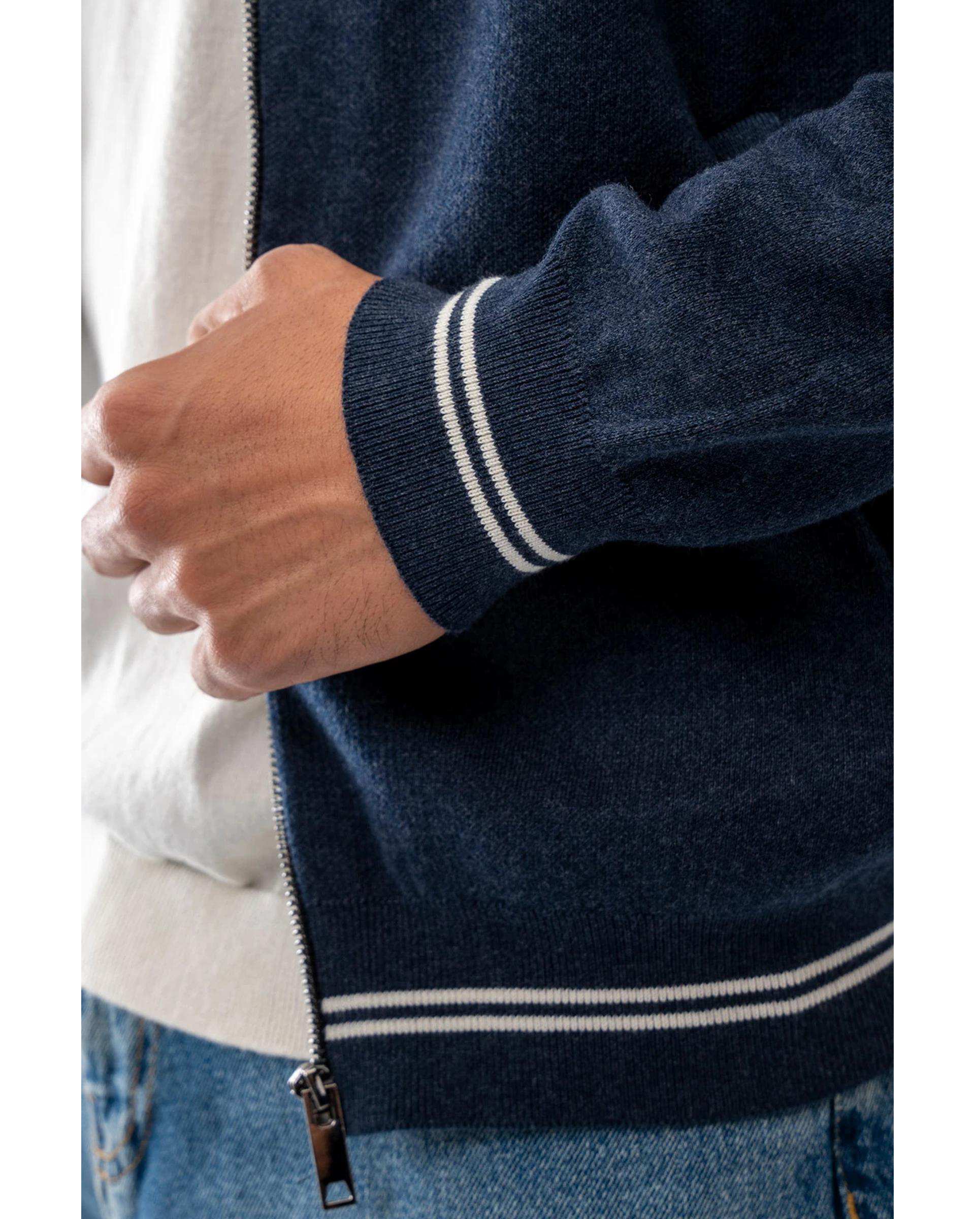 سویشرت مردانه آبی تیره آر ان اس RNS کد 12072605