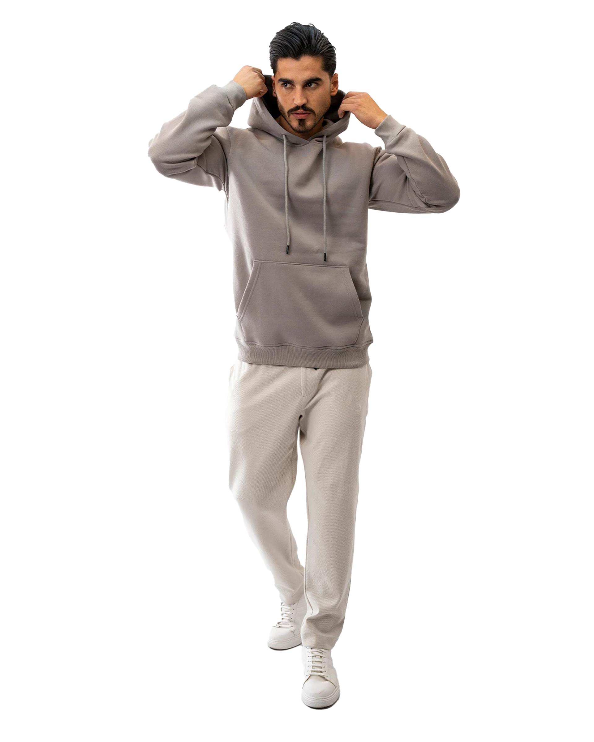 هودی مردانه طوسی آر ان اس RNS کد 12102582