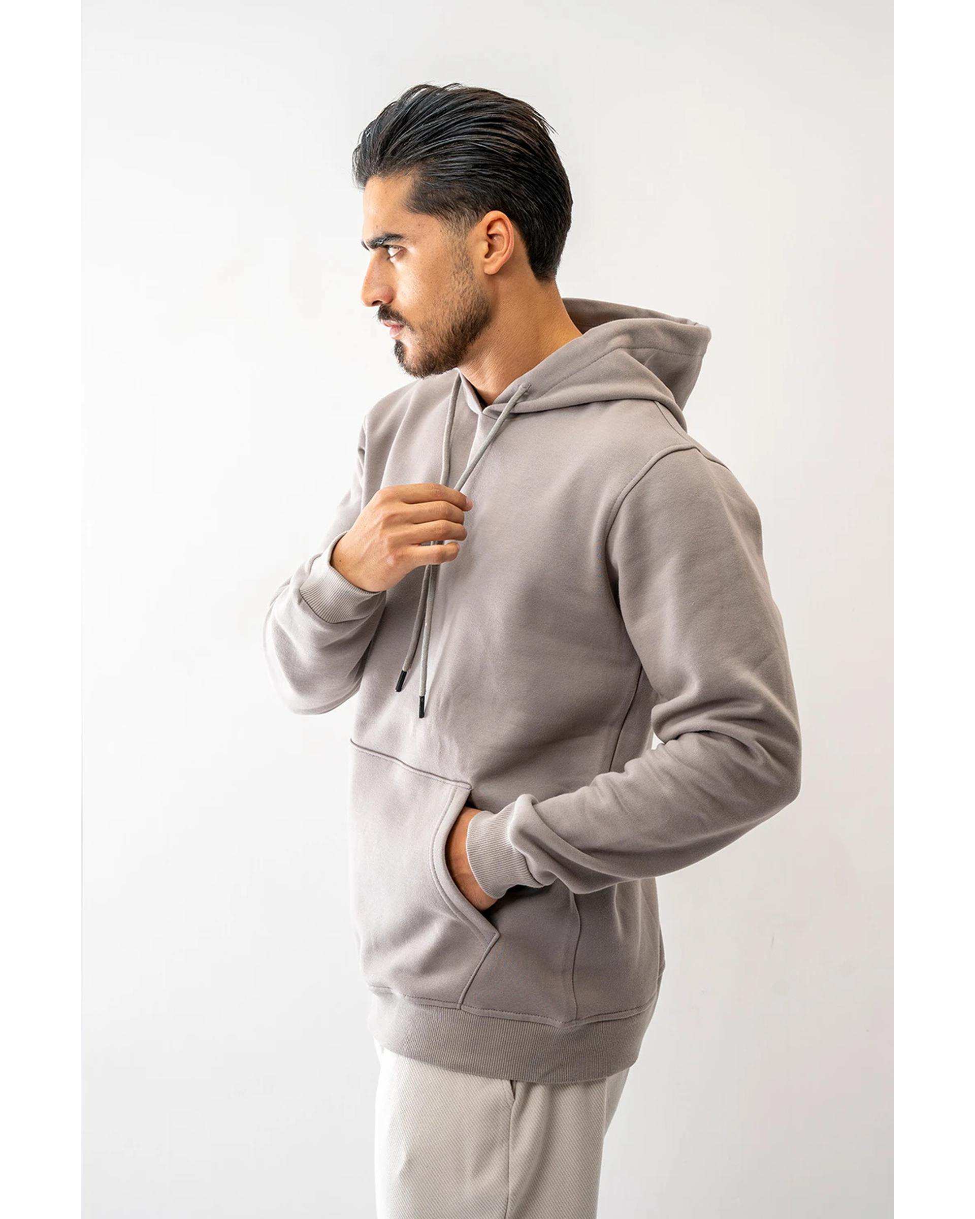 هودی مردانه طوسی آر ان اس RNS کد 12102582