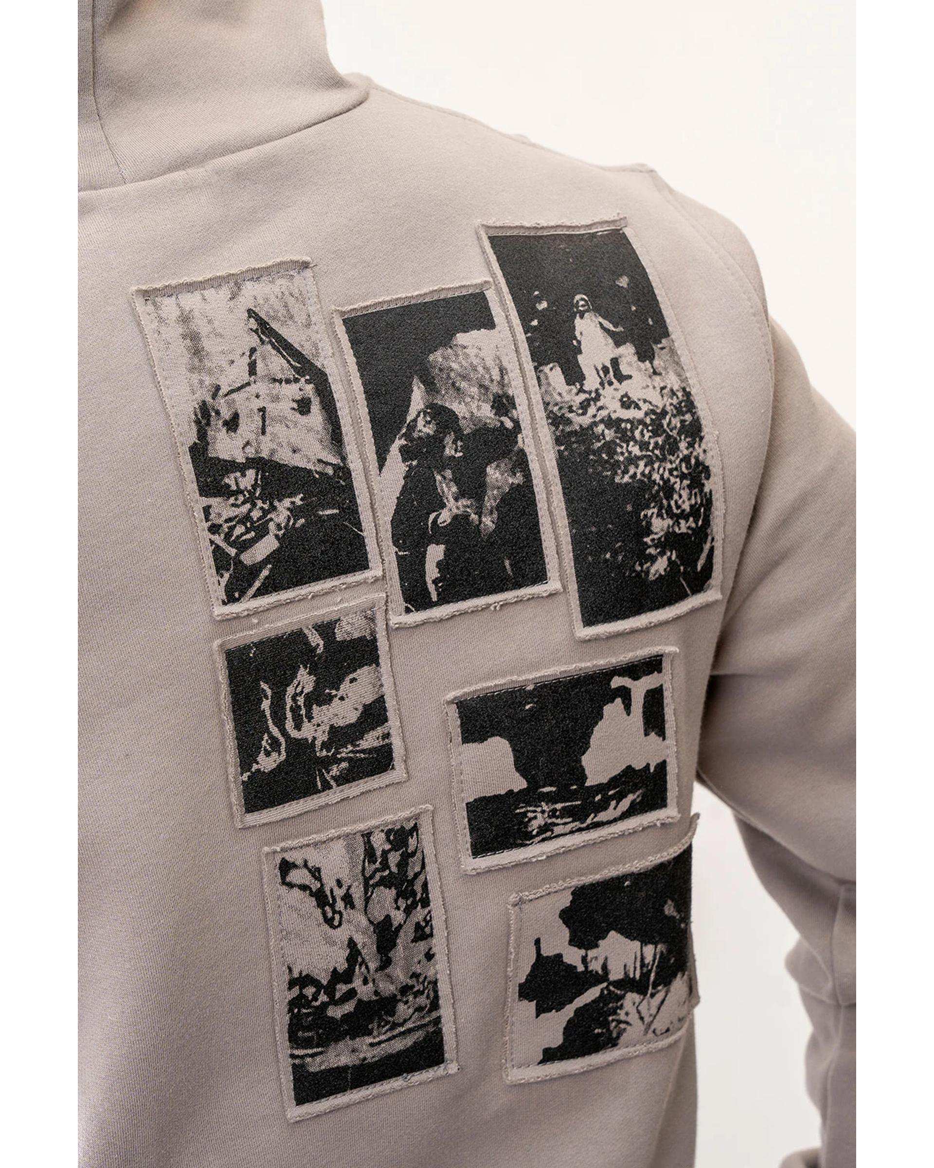 هودی مردانه طوسی آر ان اس RNS کد 12102582