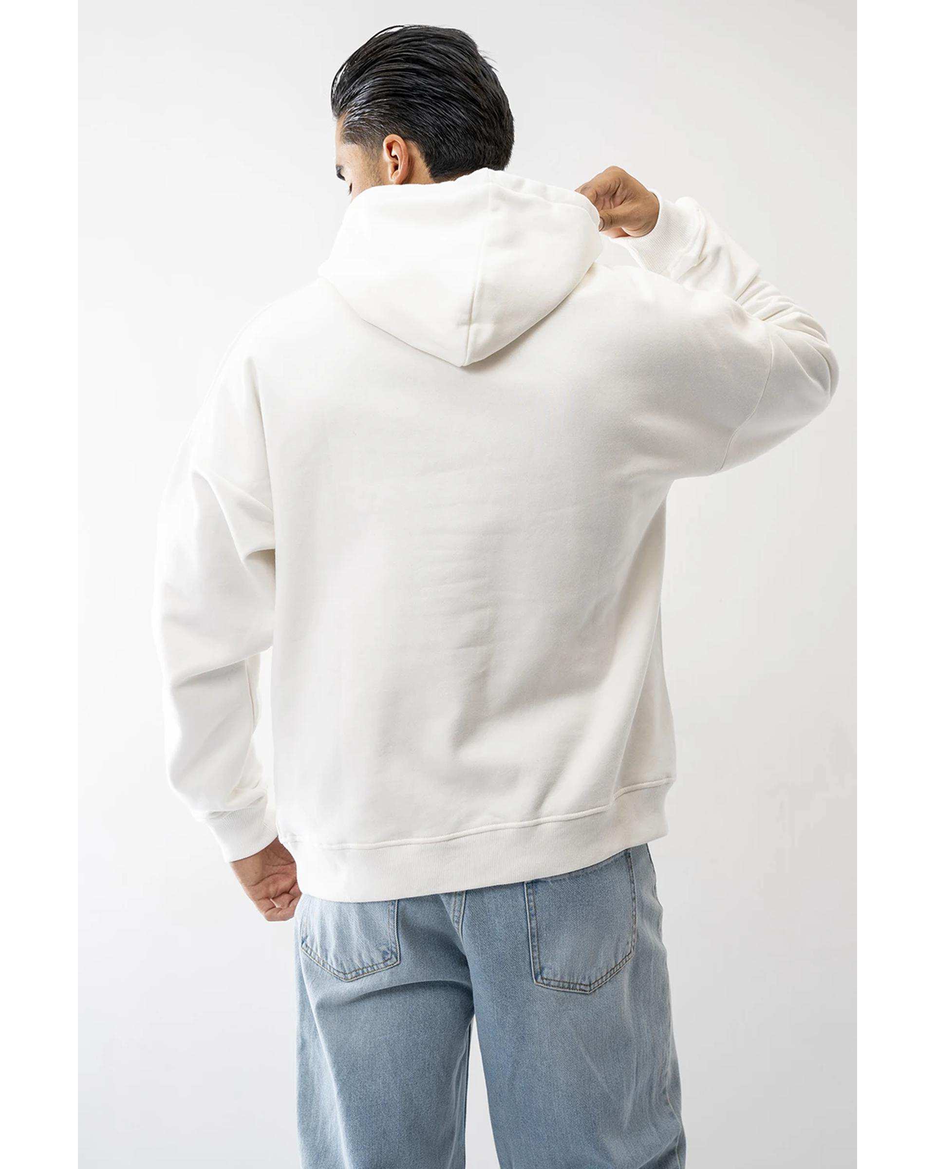 هودی مردانه سفید آر ان اس RNS کد 12102593