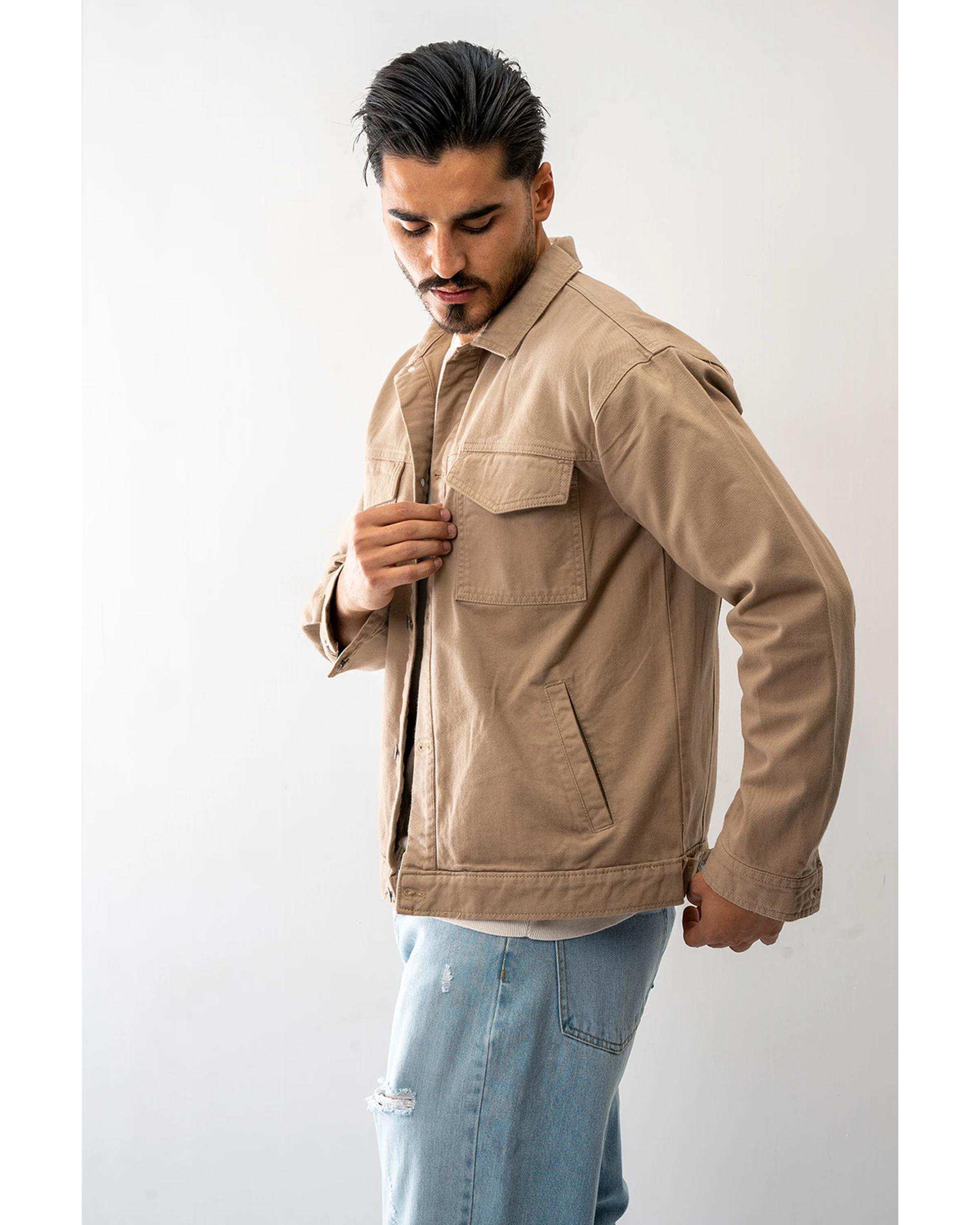 کت کتان مردانه خاکی آر ان اس RNS کد 12122556