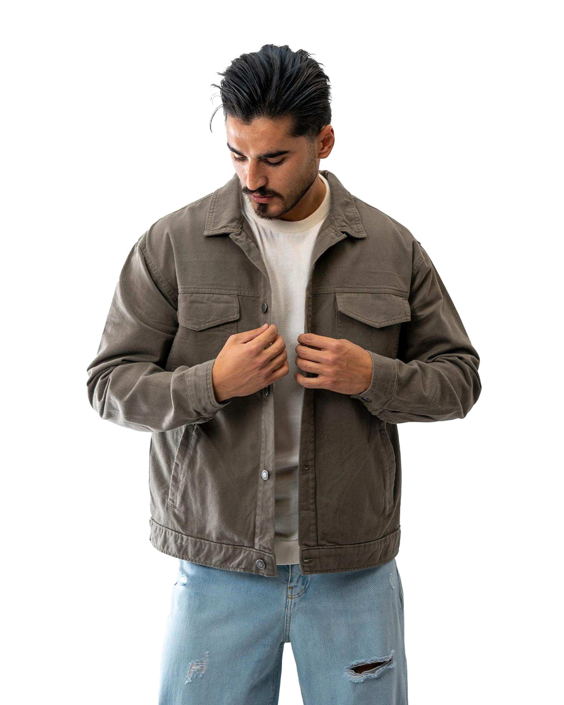 کت کتان مردانه سبز ارتشی آر ان اس RNS کد 12122556