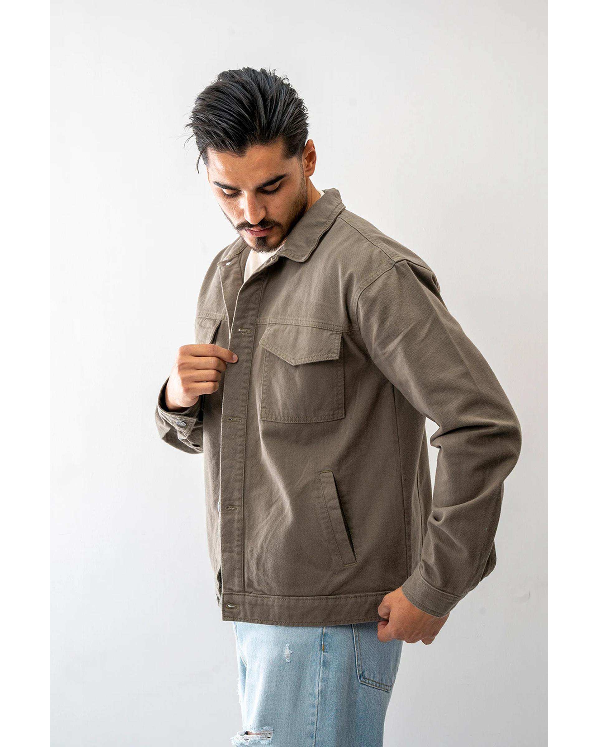 کت کتان مردانه سبز ارتشی آر ان اس RNS کد 12122556