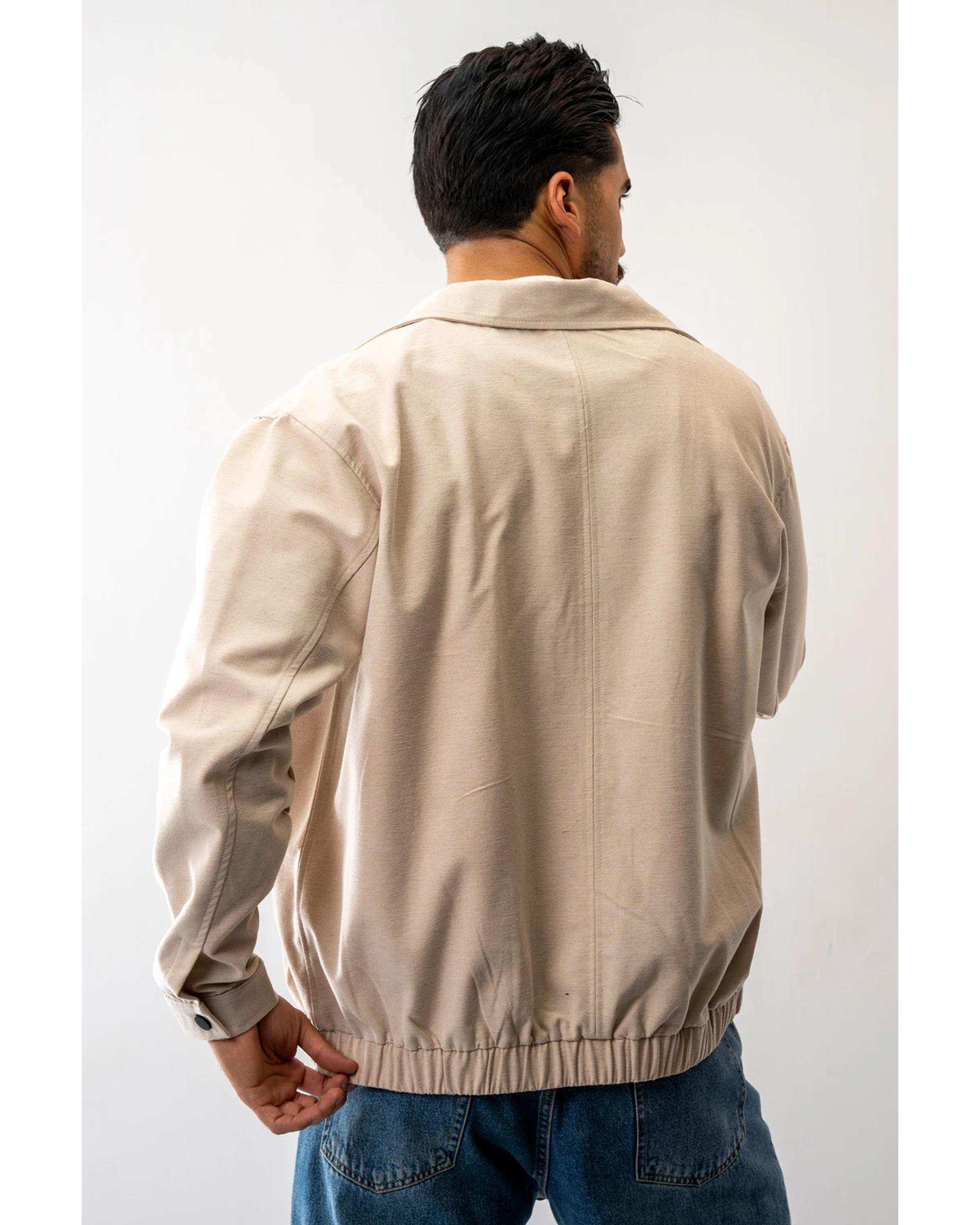 کت کتان مردانه کرم آر ان اس RNS کد 12122606