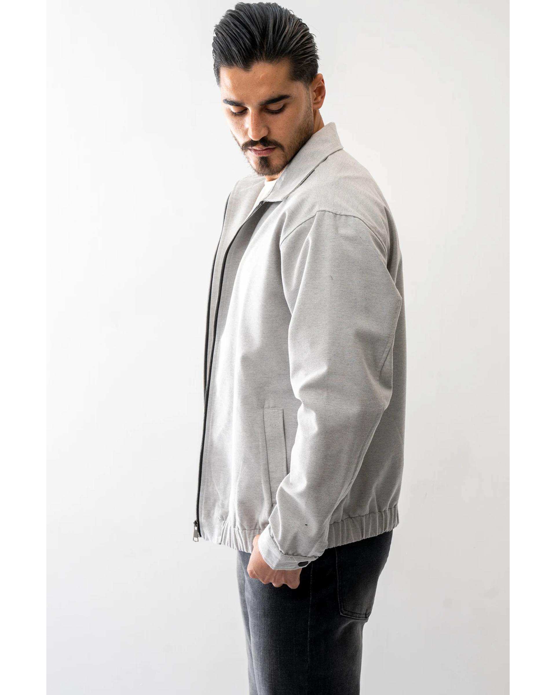 کت کتان مردانه طوسی روشن آر ان اس RNS کد 12122606