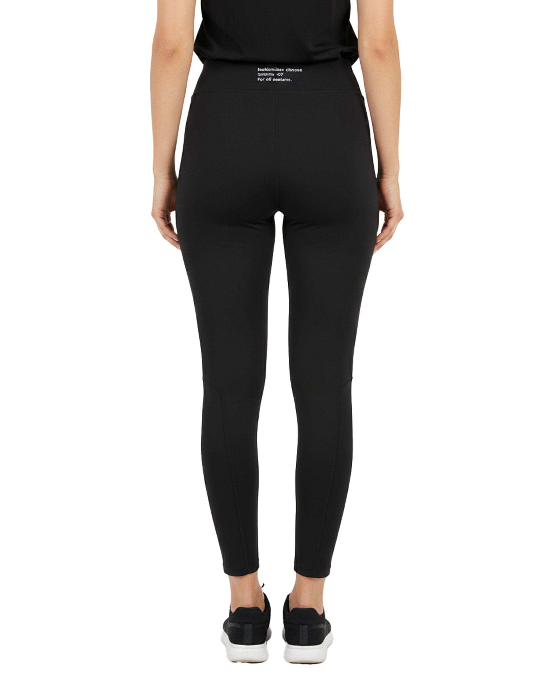 لگینگ ورزشی زنانه مشکی تکنیک پلاس 07 مدل SH-155-ME