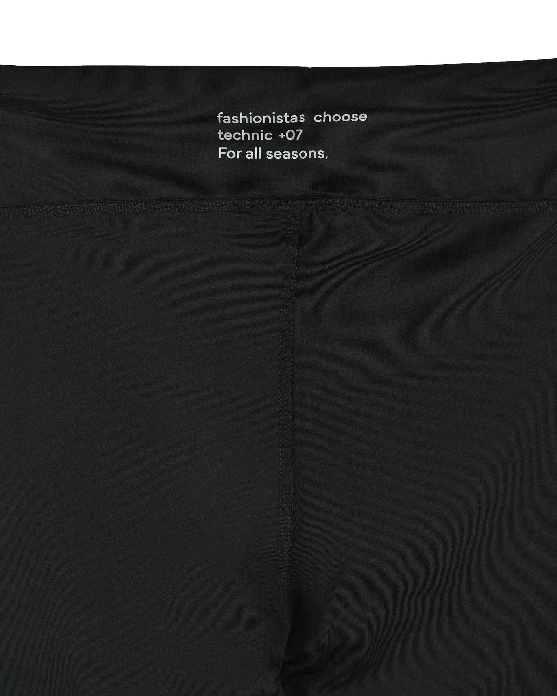 لگینگ ورزشی زنانه مشکی تکنیک پلاس 07 مدل SH-155-ME