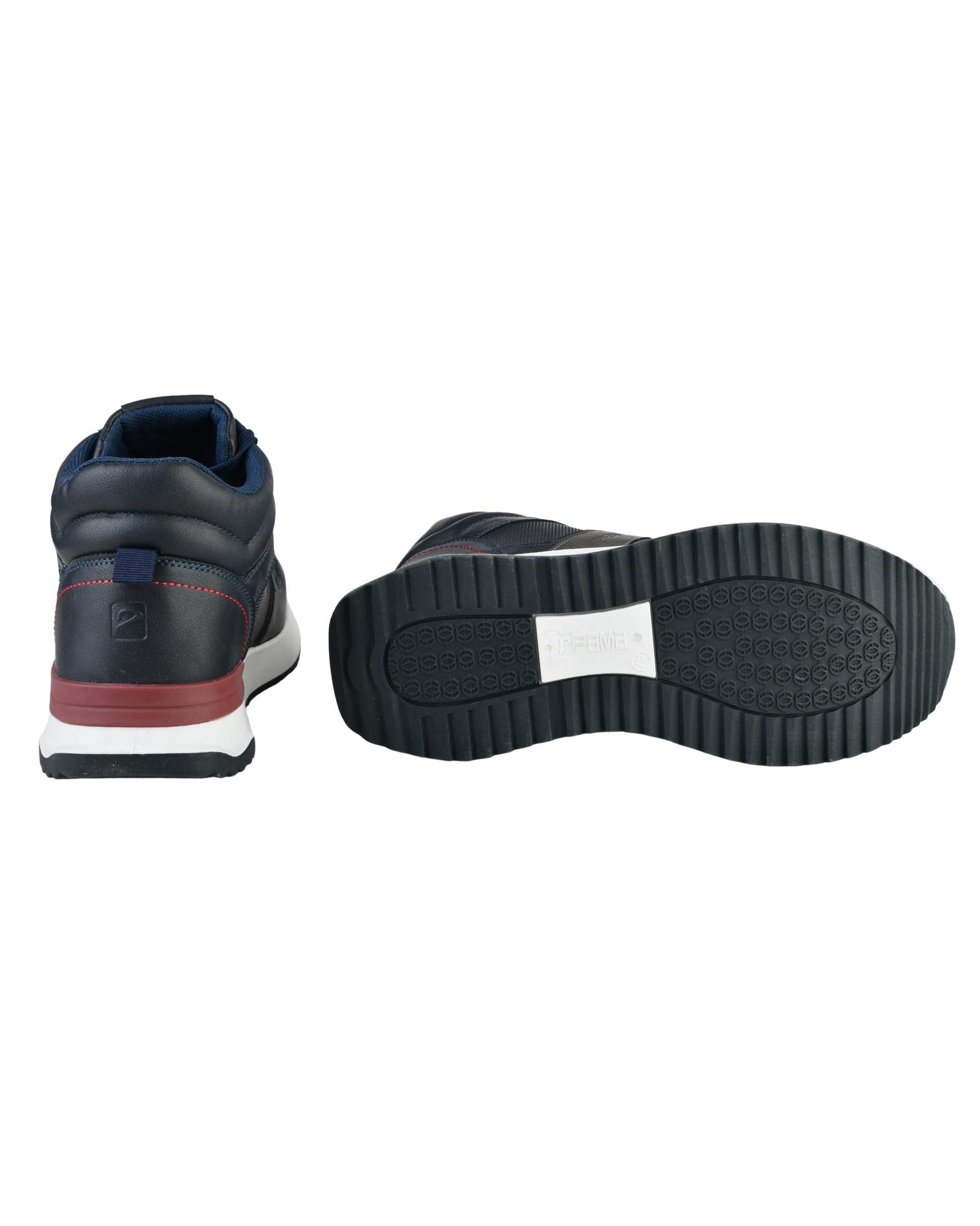 کفش مردانه ساقدار سرمه ای پاما Pama مدل پرسام PR211