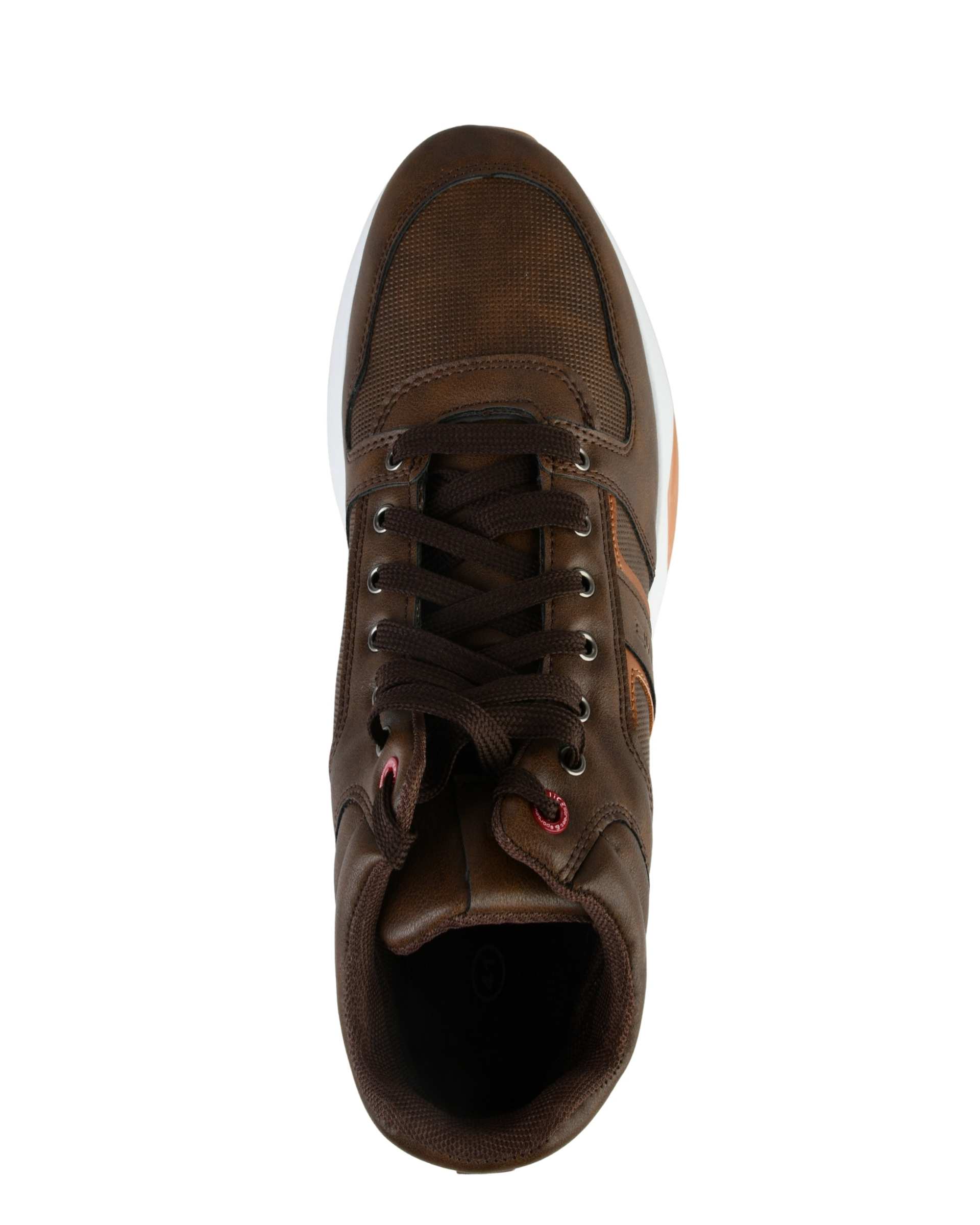 کفش مردانه ساقدار قهوه ای پاما Pama مدل پرسام PR211