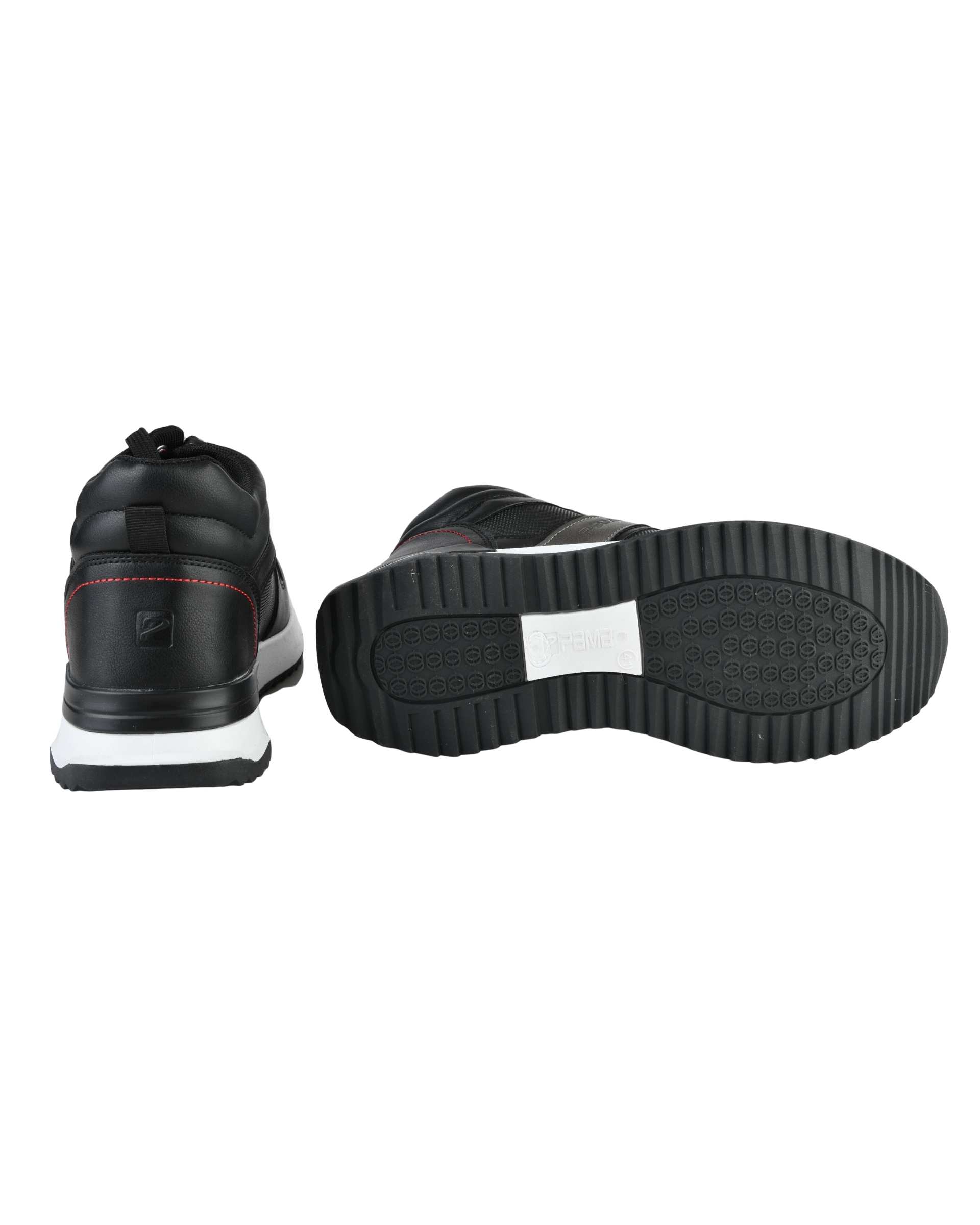 کفش مردانه ساقدار مشکی پاما Pama مدل پرسام PR211