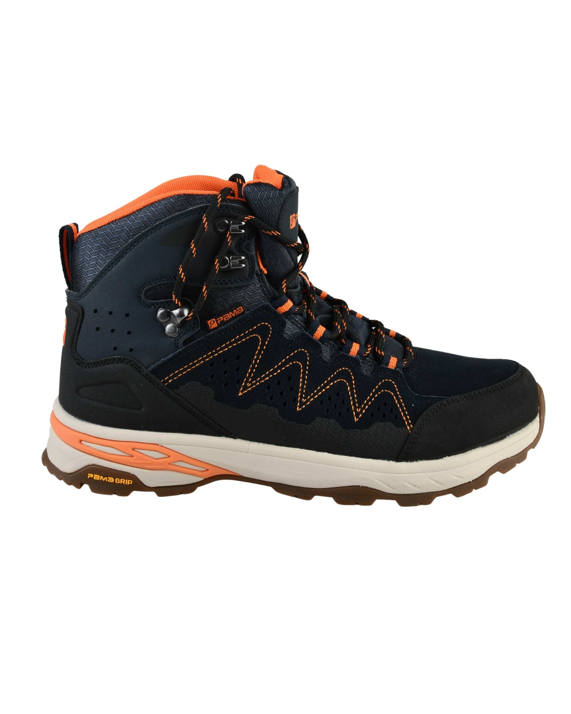 کفش مردانه ساقدار سرمه ای پاما Pama مدل DAV40