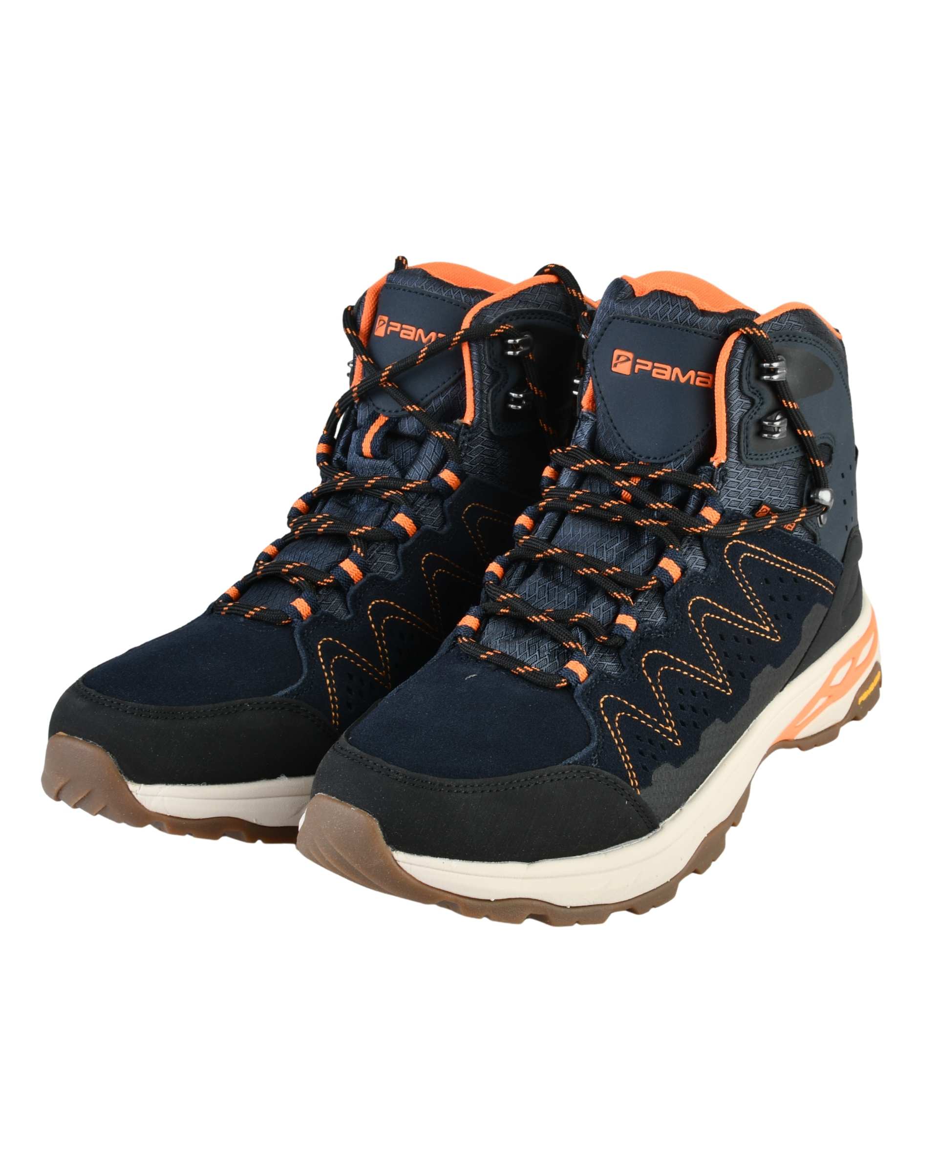 کفش مردانه ساقدار سرمه ای پاما Pama مدل DAV40