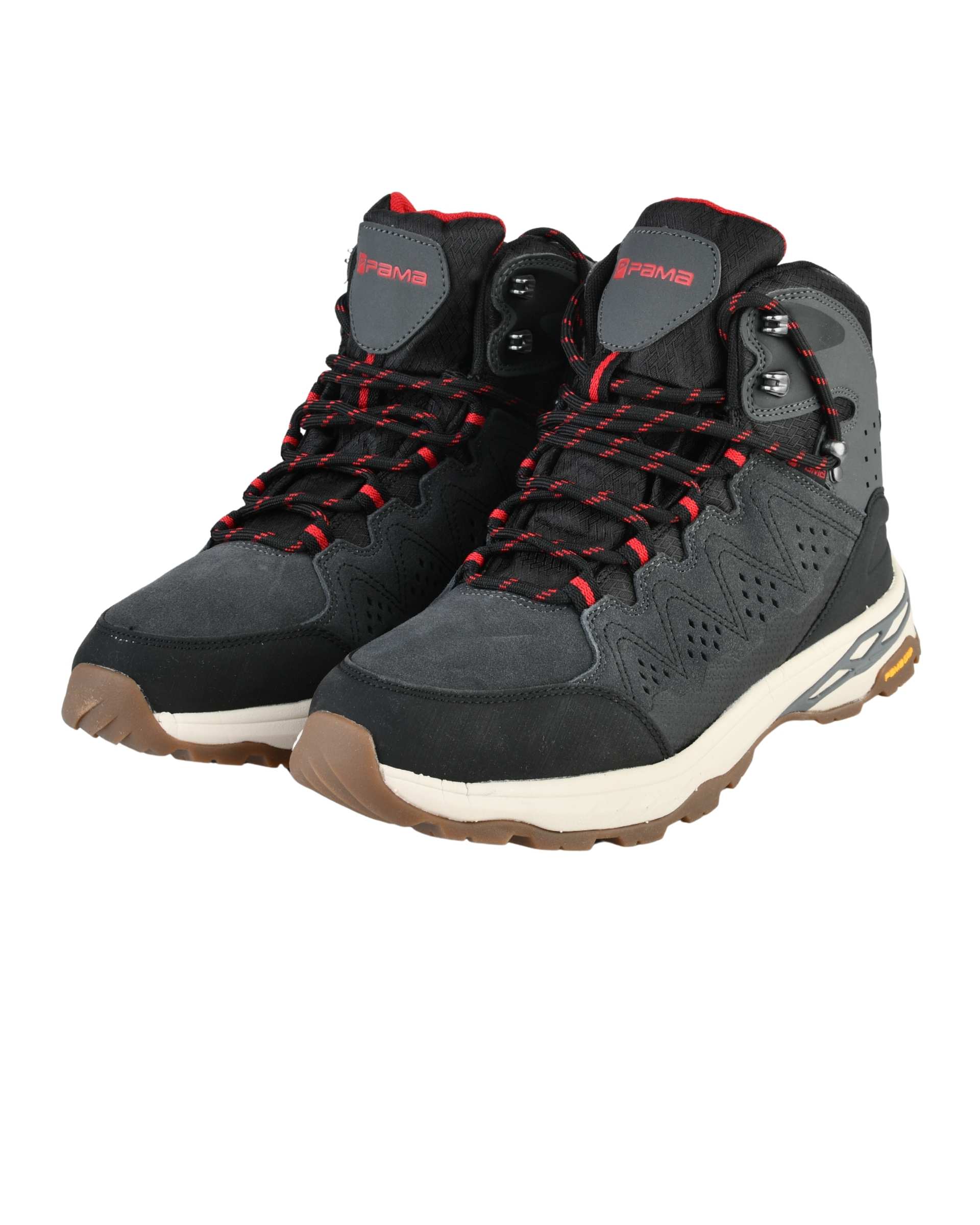 کفش مردانه ساقدار طوسی پاما Pama مدل DAV40