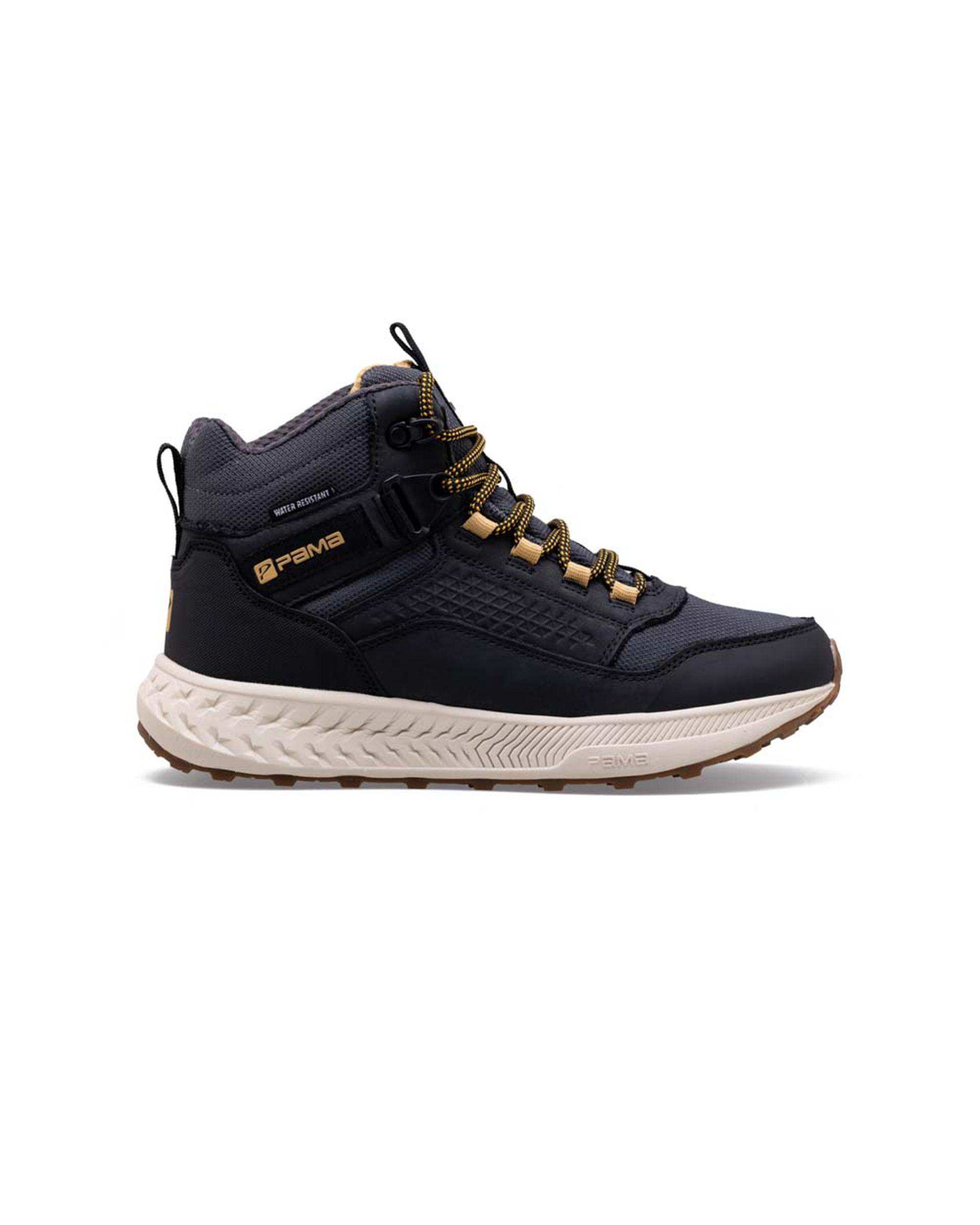 کفش مردانه ساقدار مشکی پاما Pama مدل DAV18