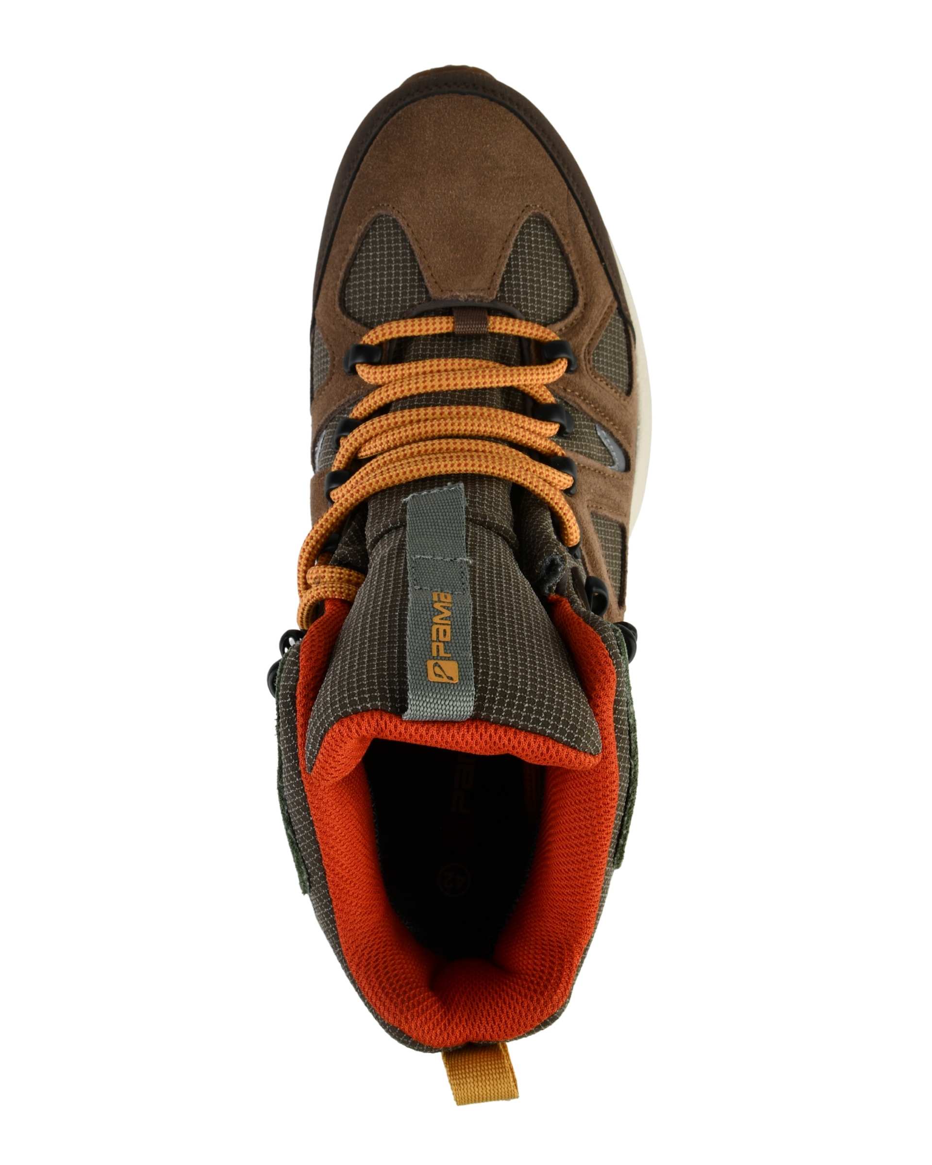 کفش مردانه ساقدار قهوه ای پاما Pama مدل ضد آب DAV34