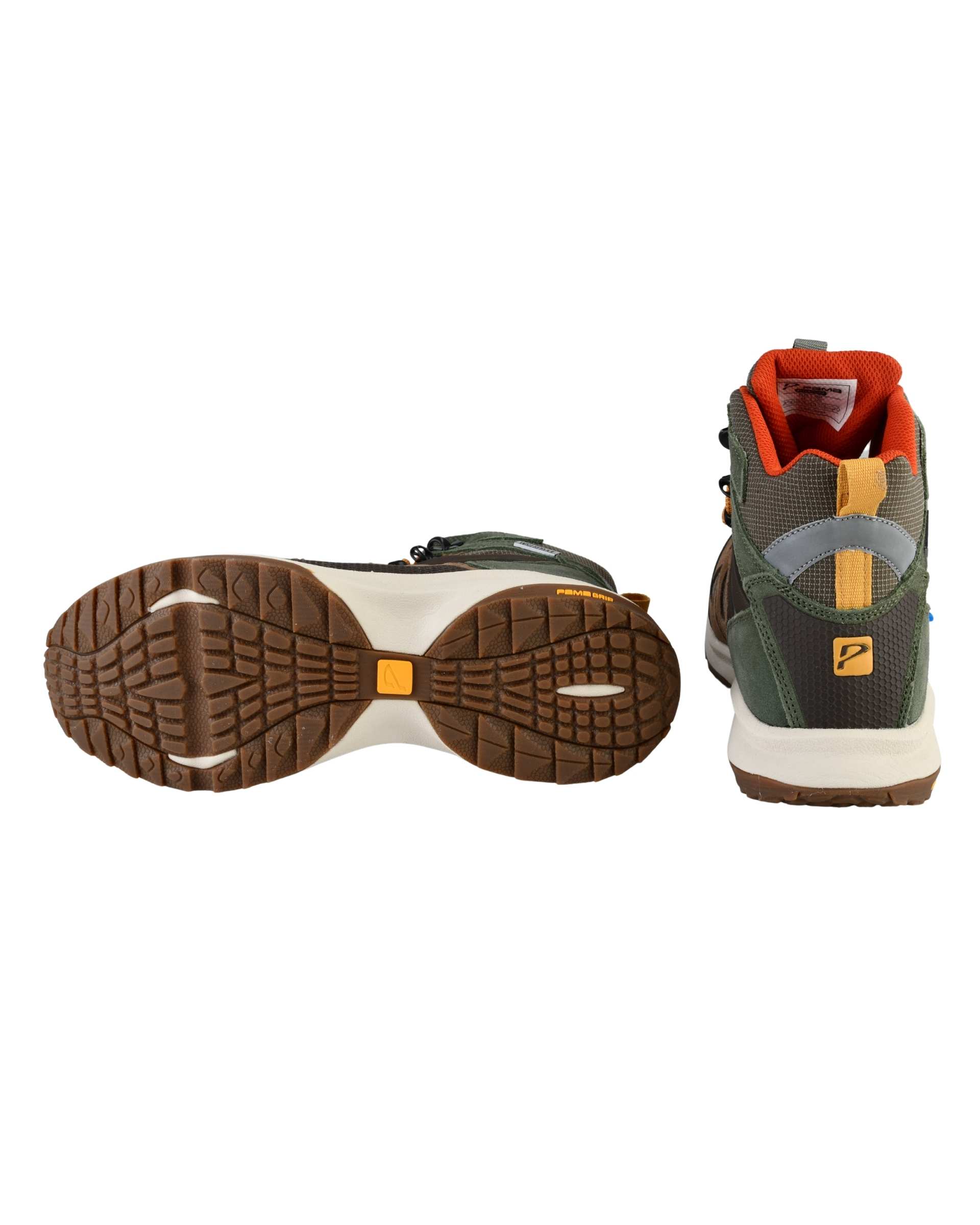 کفش مردانه ساقدار قهوه ای پاما Pama مدل ضد آب DAV34