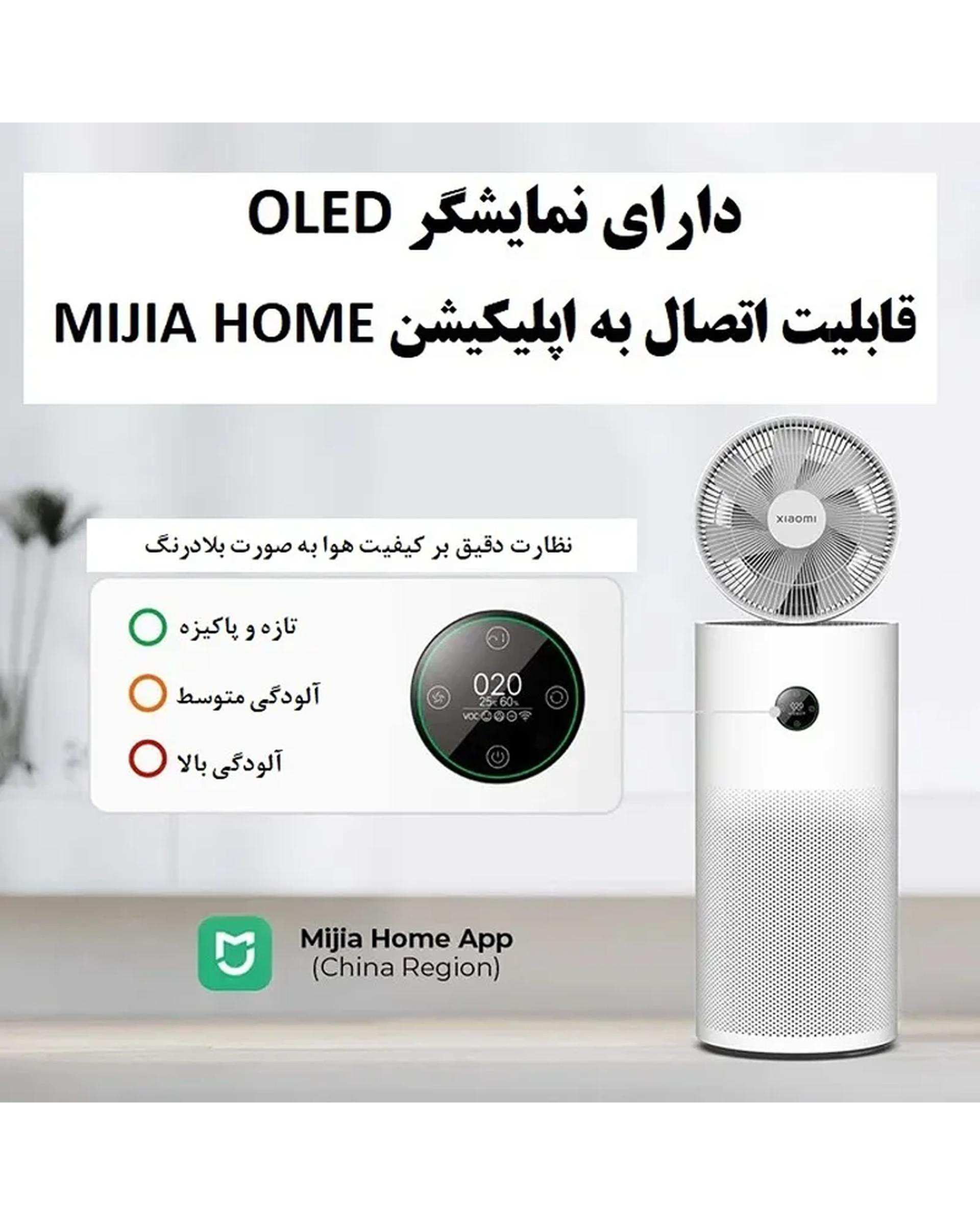 دستگاه تصفیه هوا هوشمند میجیا شیائومی Xiaomi مدل Mi circulating air purifier