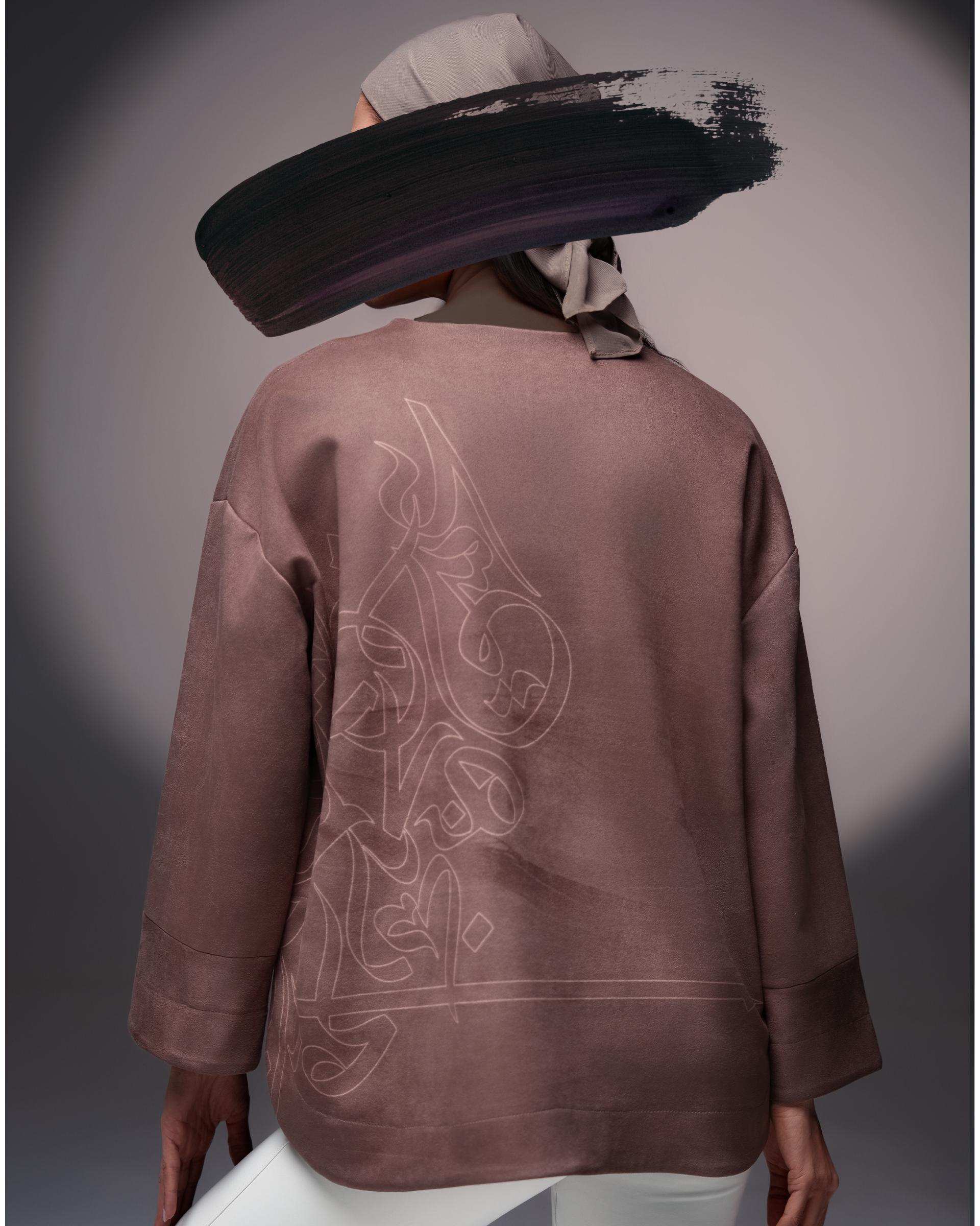 بلوز زنانه قهوه ای طاقه چیان Taghechian مدل دلنواز