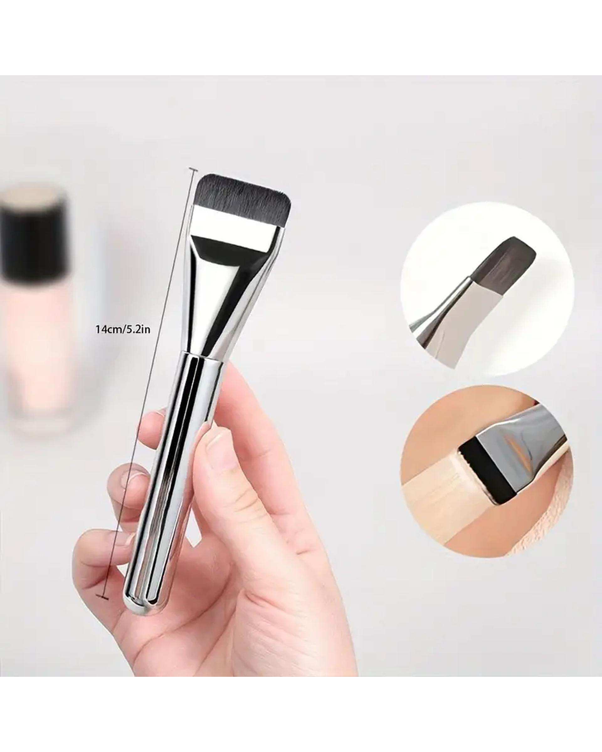 براش آرایشی سر تخت سیلور