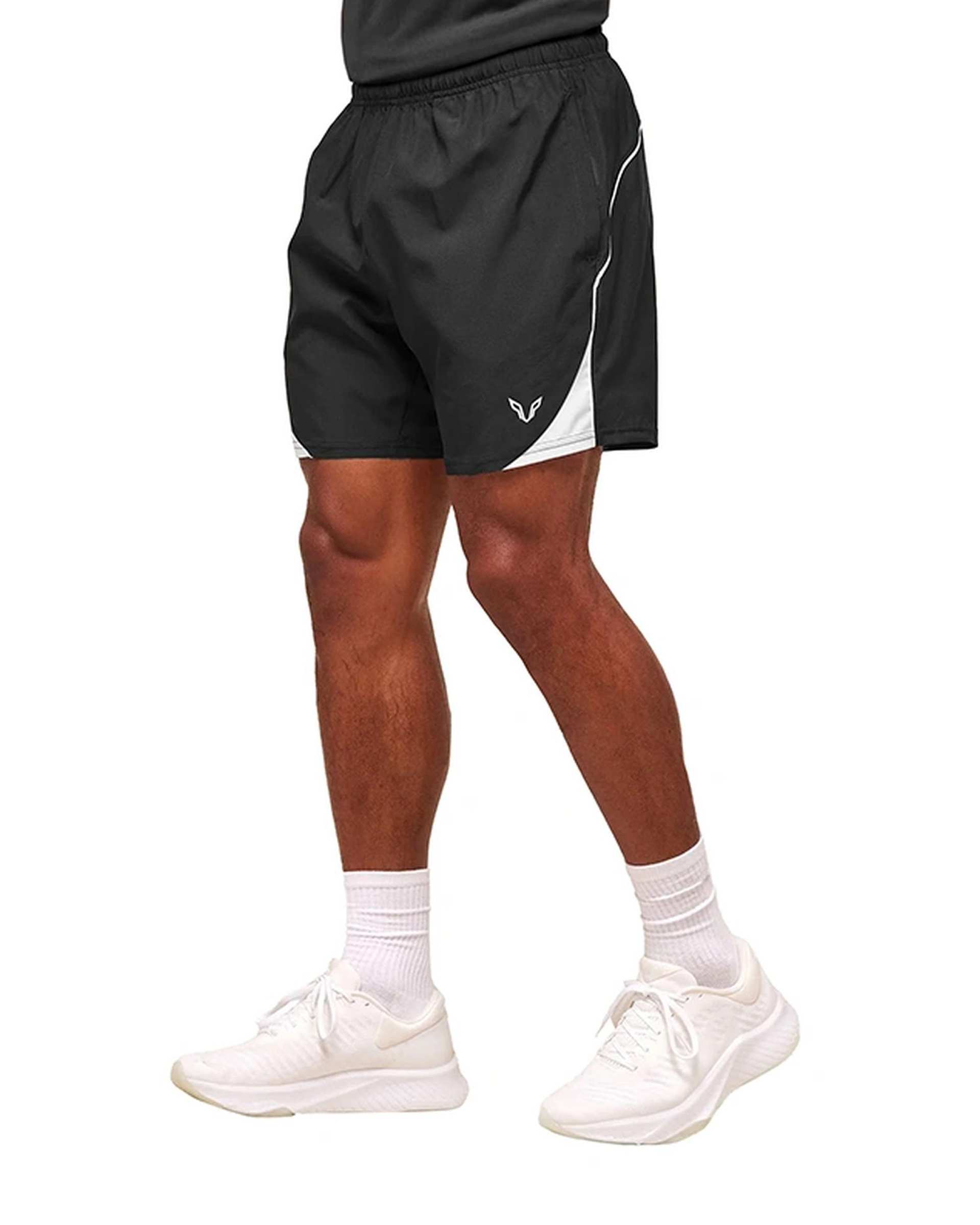 شلوارک ورزشی مردانه line مشکی نوزده نود و یک 1991 مدل SH1973 B