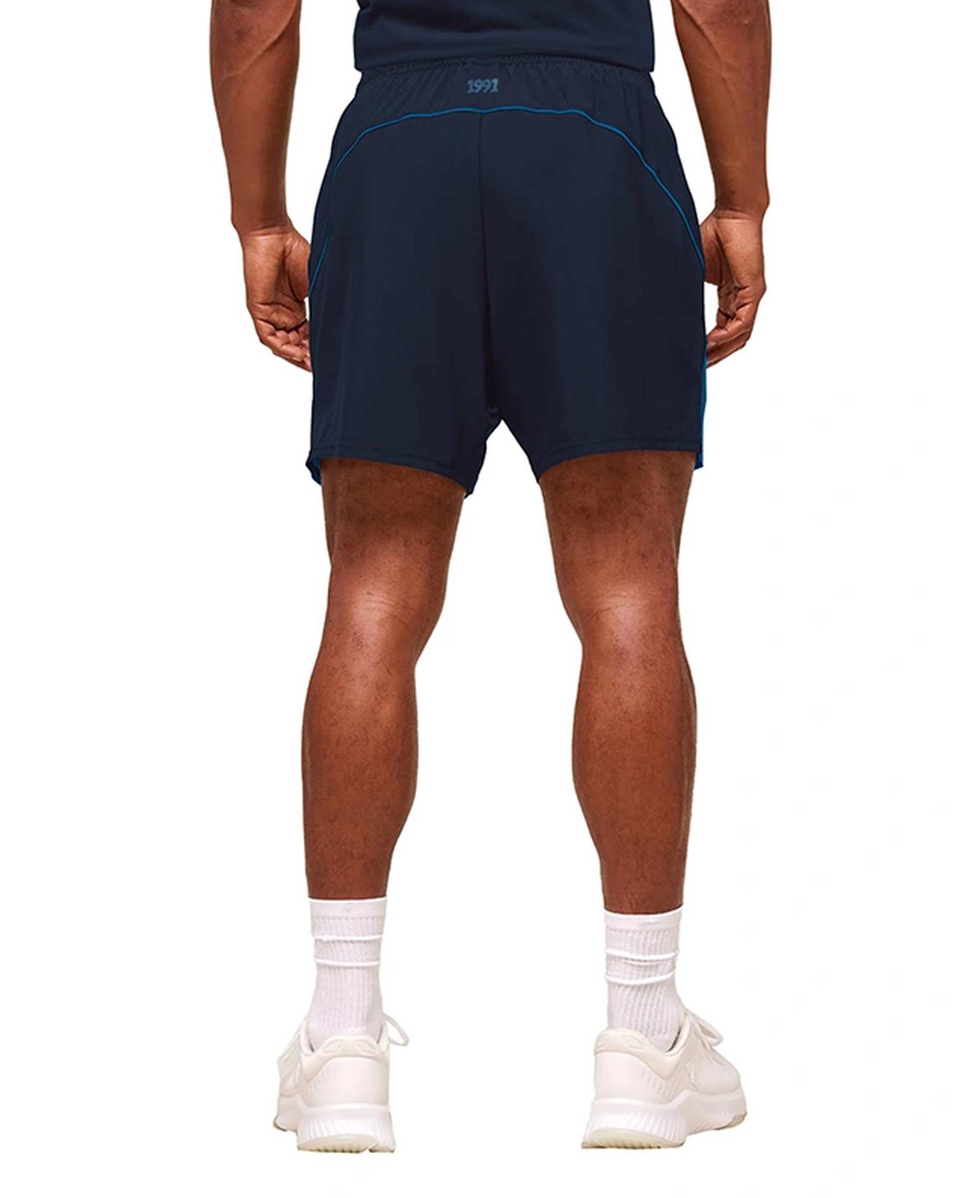 شلوارک ورزشی مردانه line سرمه ای نوزده نود و یک 1991 مدل SH1973 NB