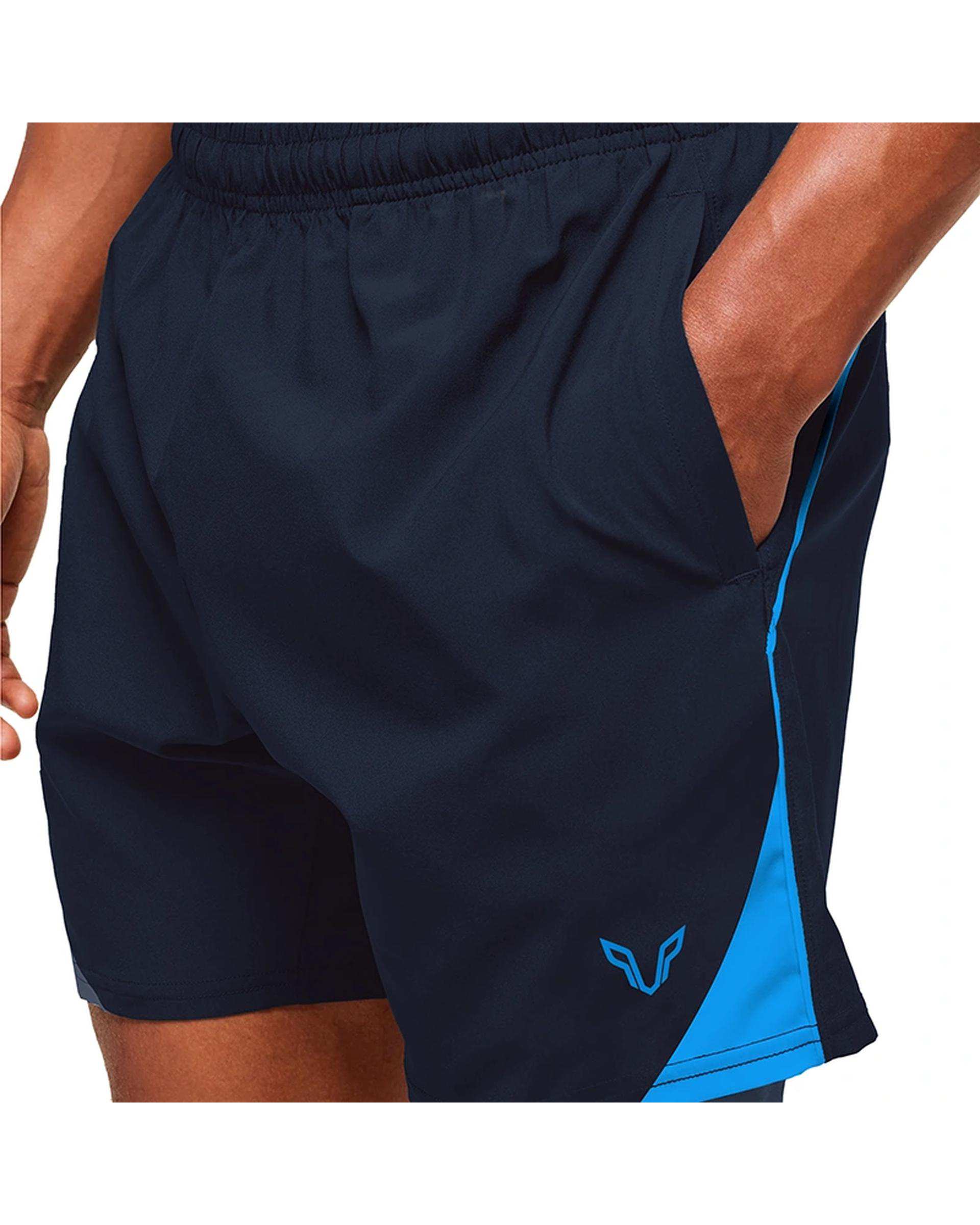 شلوارک ورزشی مردانه line سرمه ای نوزده نود و یک 1991 مدل SH1973 NB