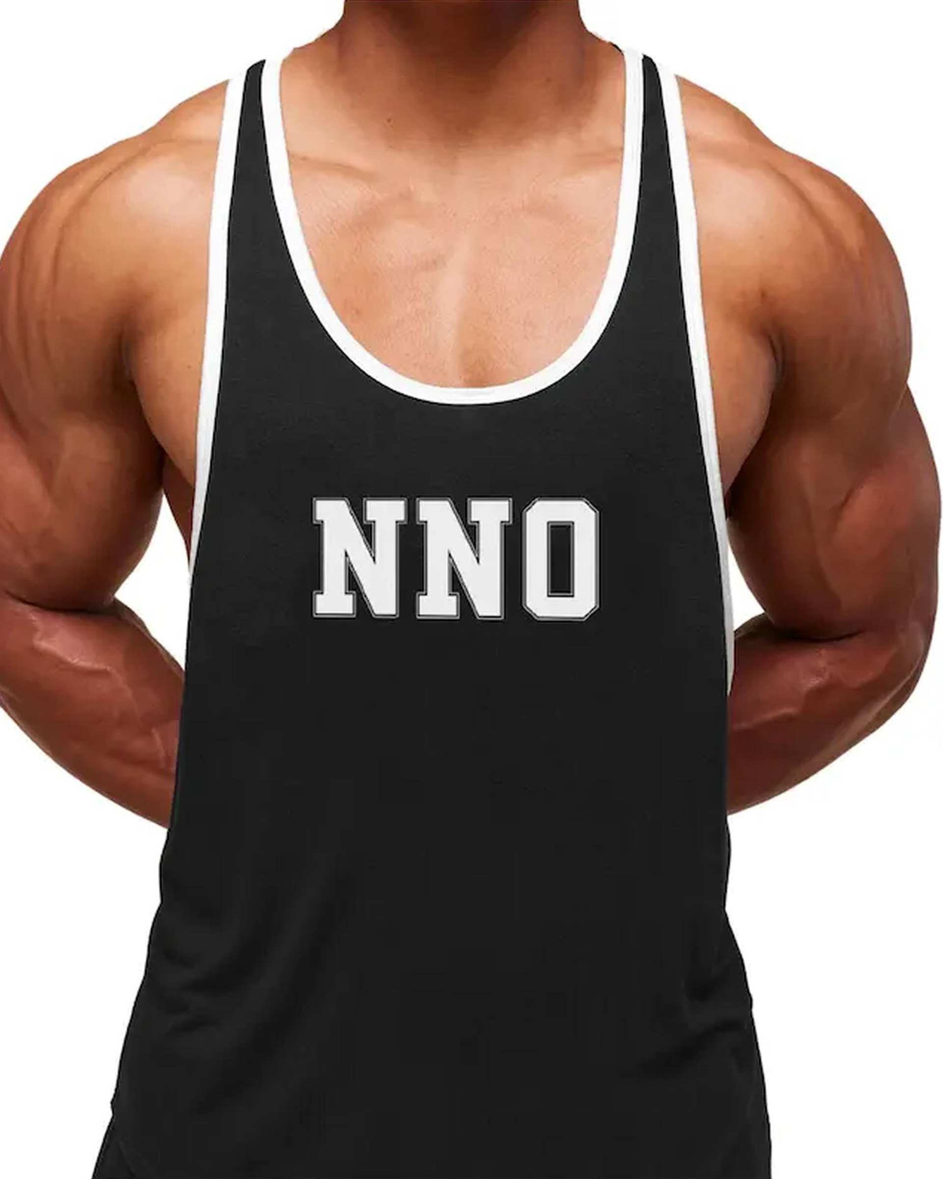 تاپ ورزشی مردانه اورسایز مشکی نوزده نود و یک 1991 مدل TS1995 B