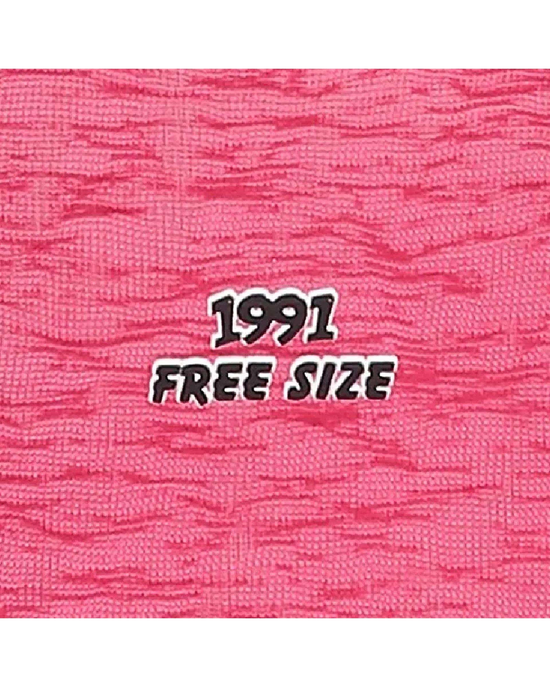 تی شرت کراپ ورزشی زنانه سرخابی نوزده نود و یک 1991 مدل TS1991 SO