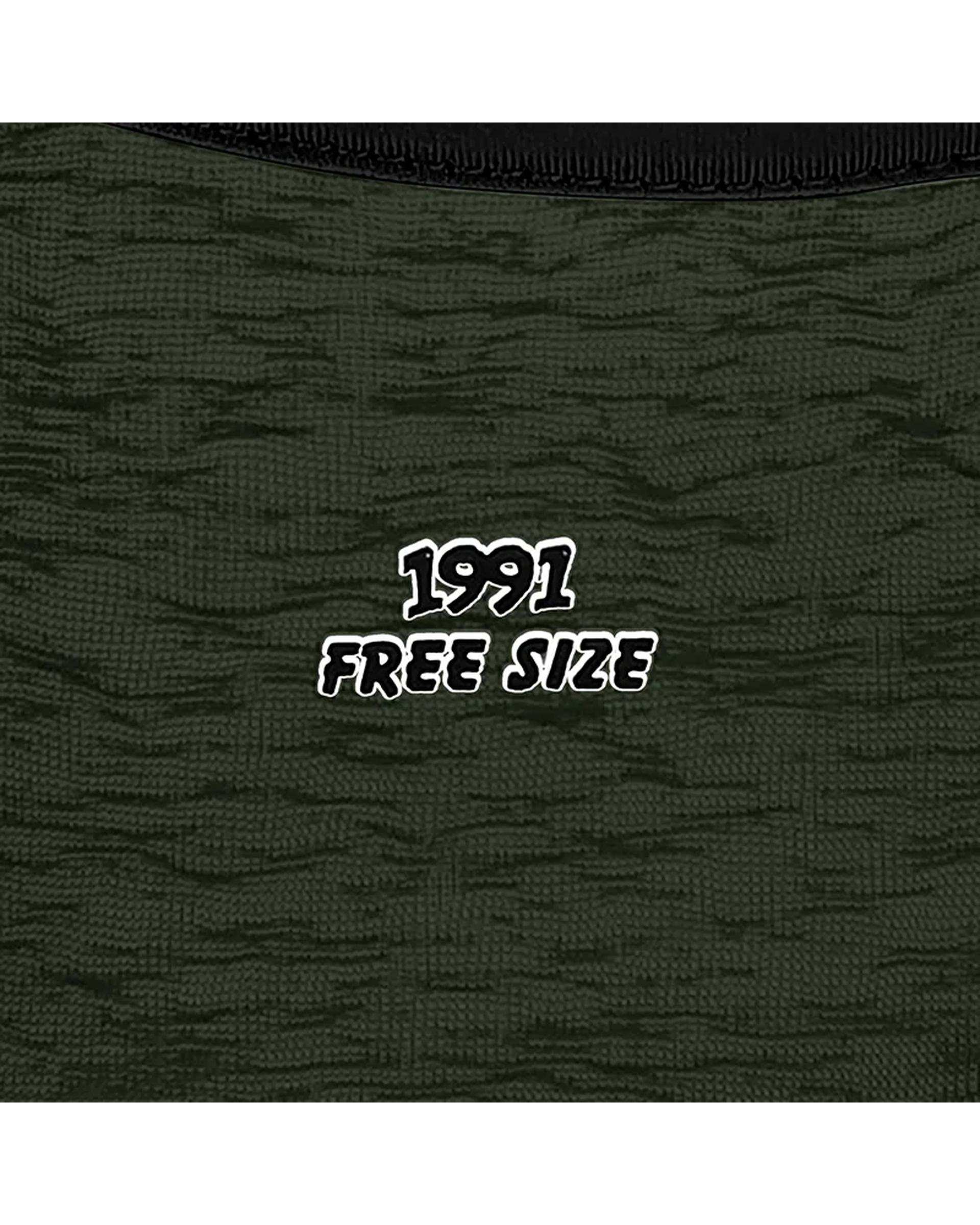 تی شرت کراپ ورزشی زنانه سبز سدری نوزده نود و یک 1991 مدل TS1991 GR