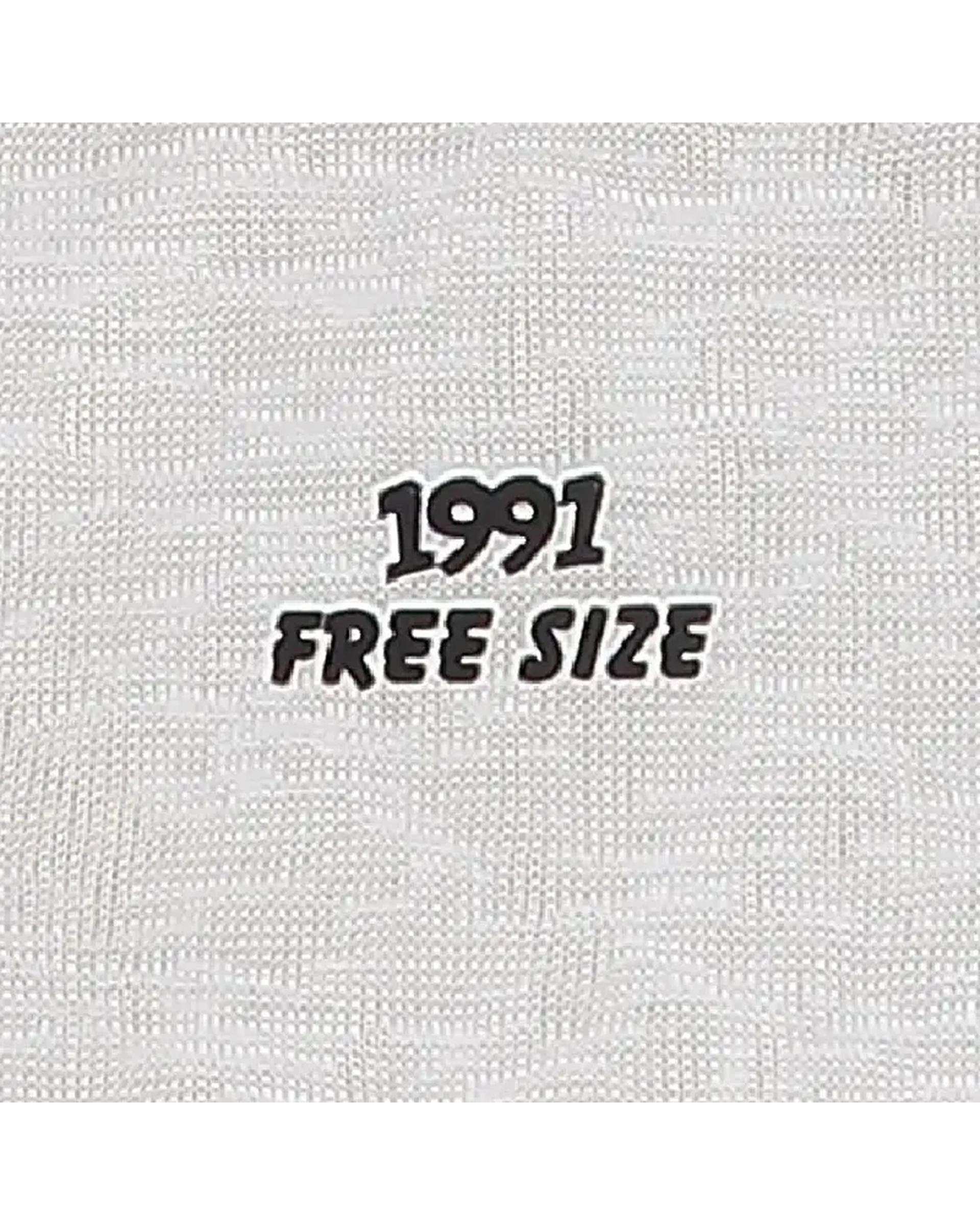 تی شرت کراپ ورزشی زنانه سفید نوزده نود و یک 1991 مدل TS1991 W