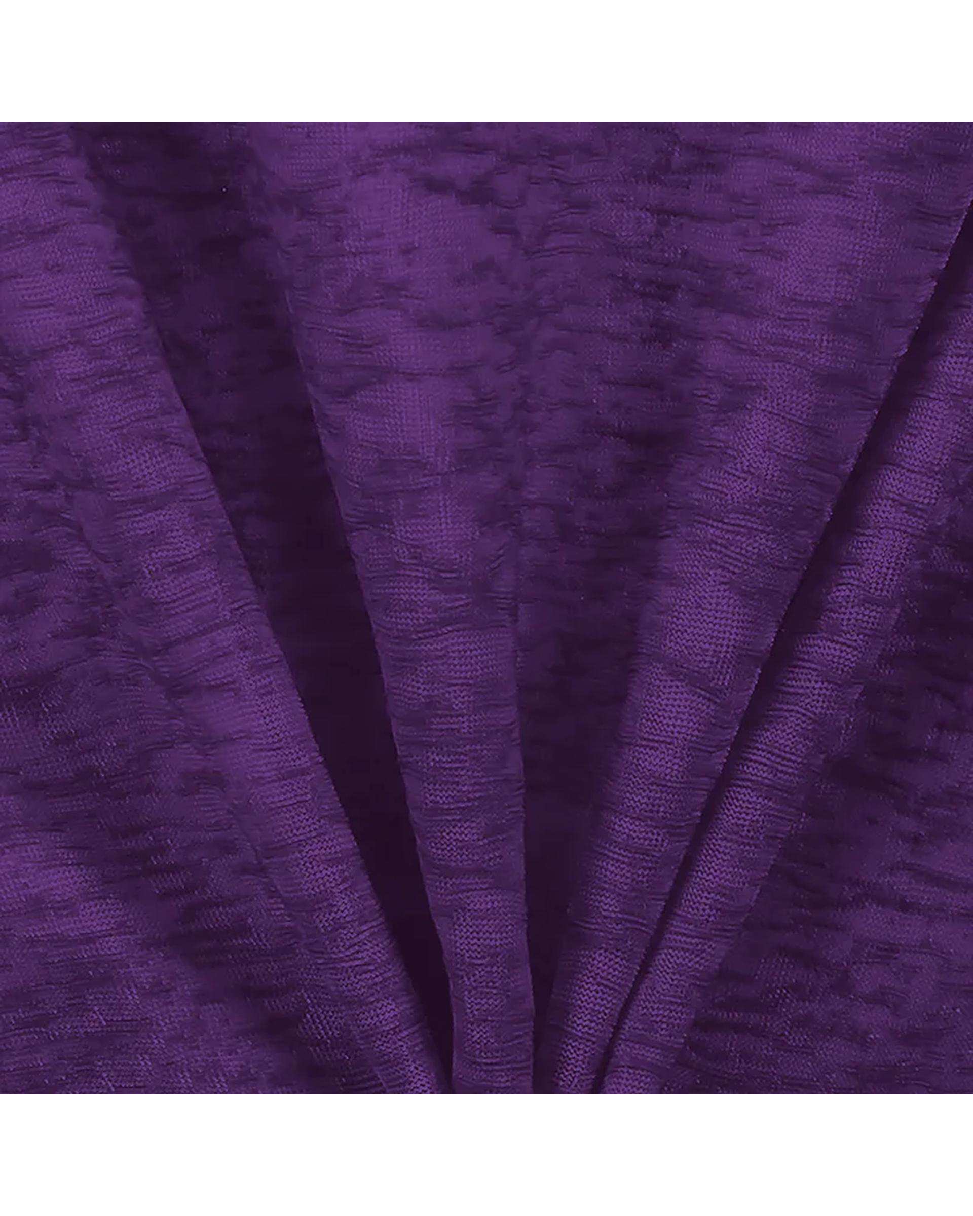 تی شرت کراپ ورزشی زنانه زیپ دار بنفش نوزده نود و یک 1991 مدل TS1992 PU