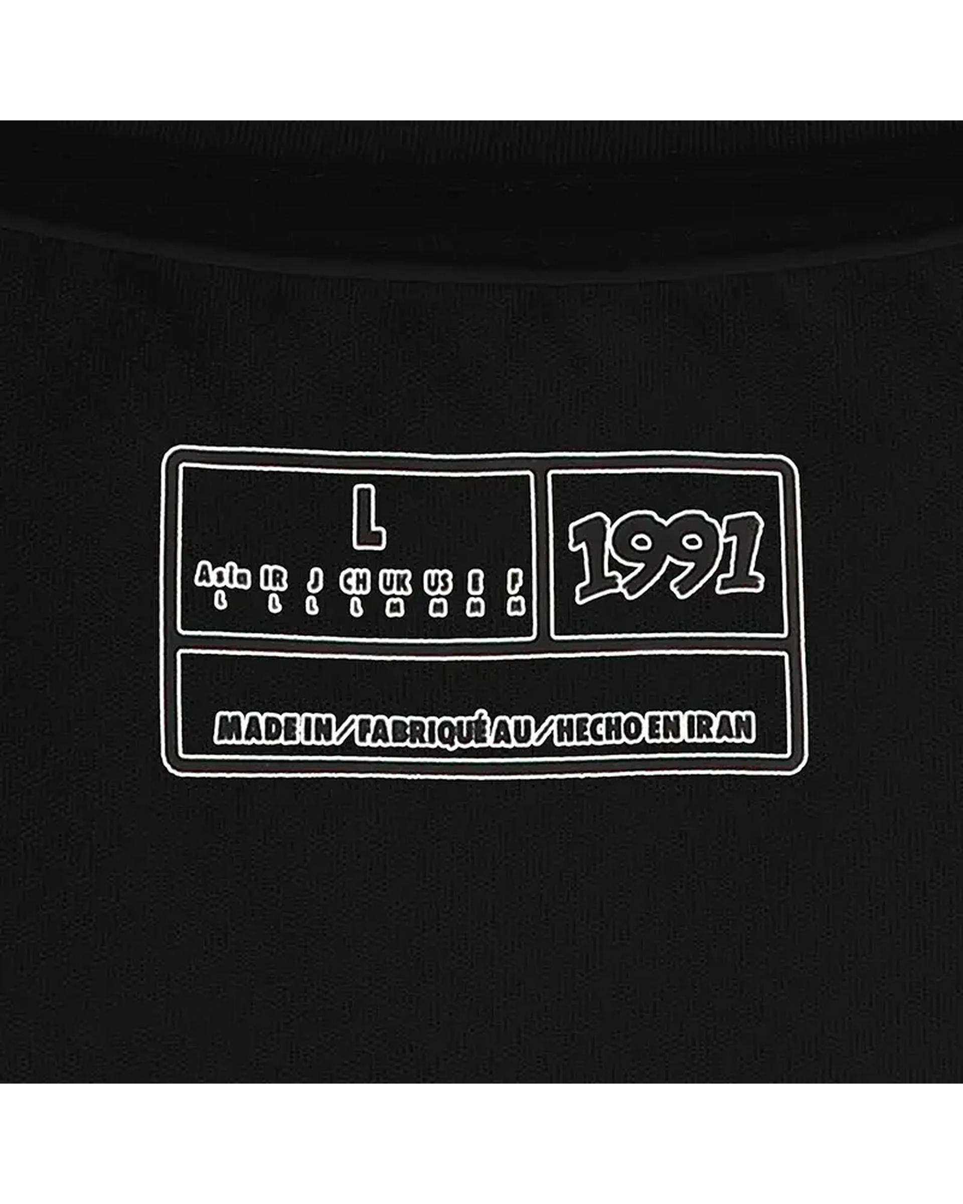 تاپ ورزشی مردانه اورسایز مشکی نوزده نود و یک 1991 مدل TS1993 B